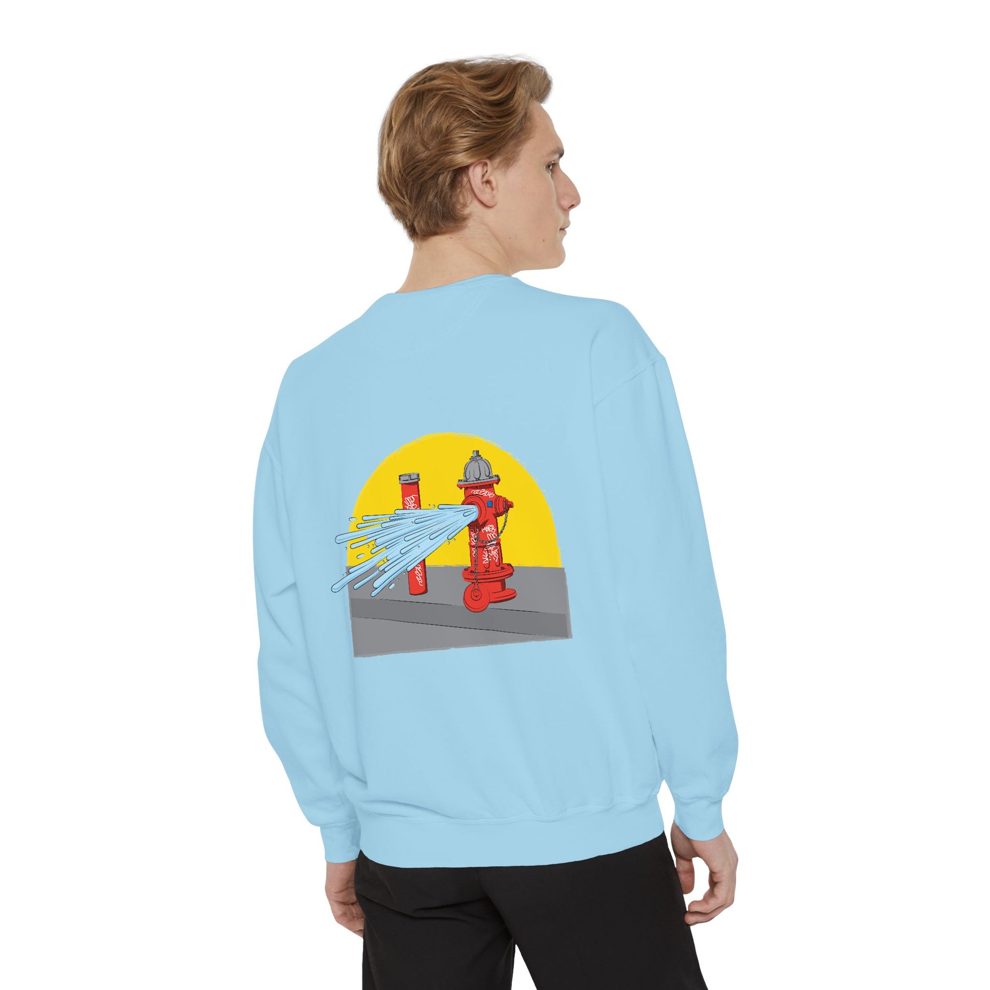 BadBrooklyn Street Fire Hydrant Premium Sweatshirt