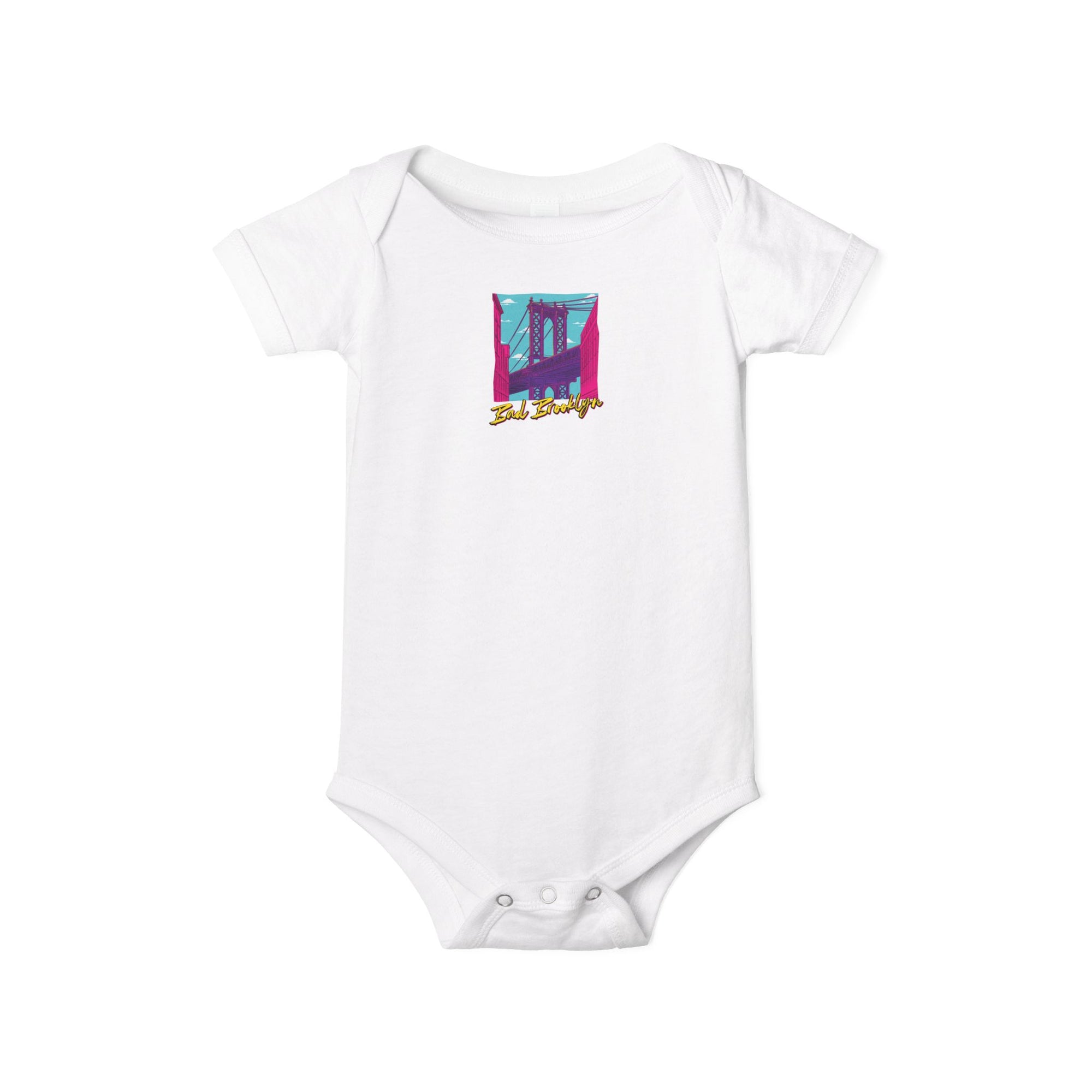 BadBrooklyn Bridge Vibes Baby Infant Jersey Bodysuit