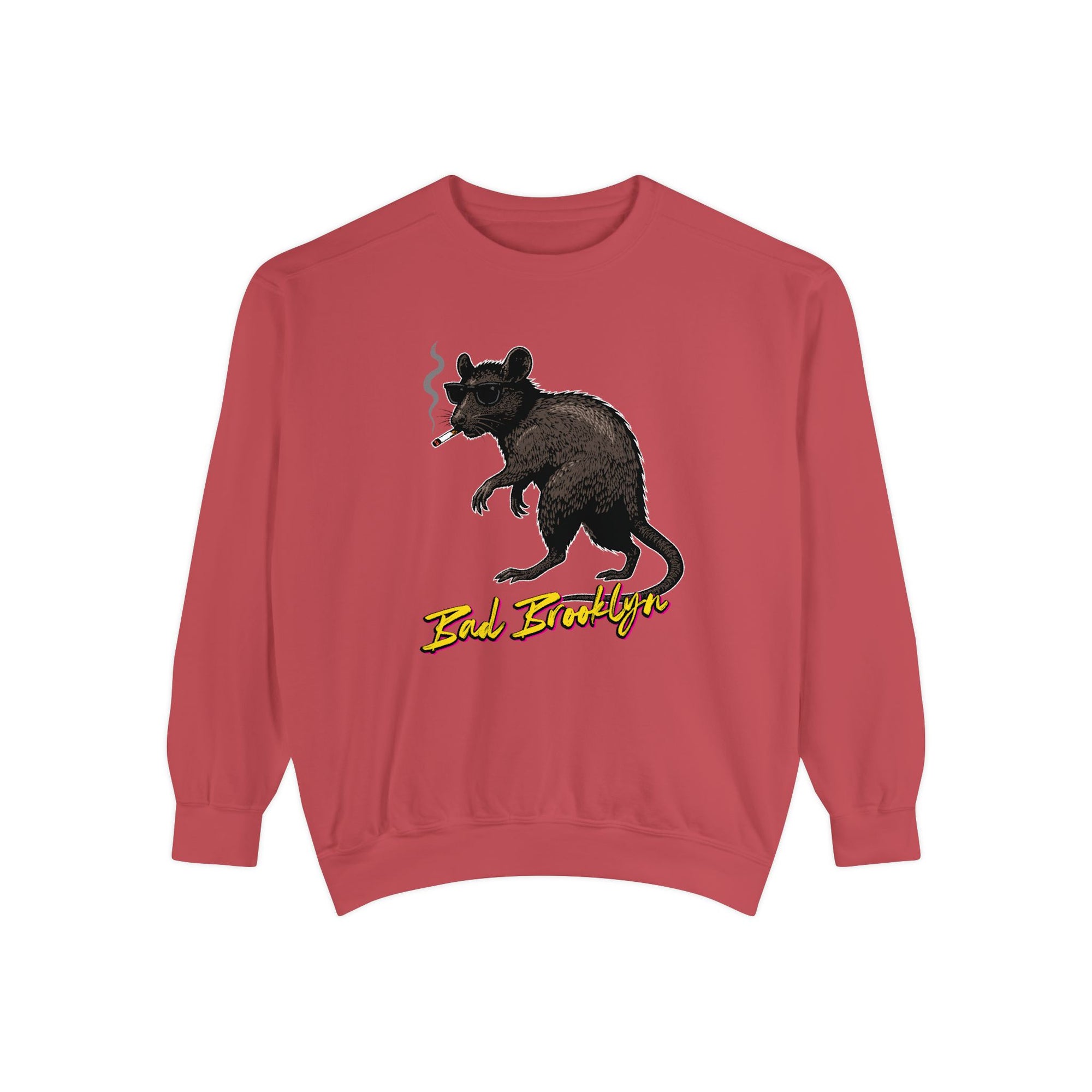 BadBrooklyn Street Rat Smoking Premium Sweatshirt