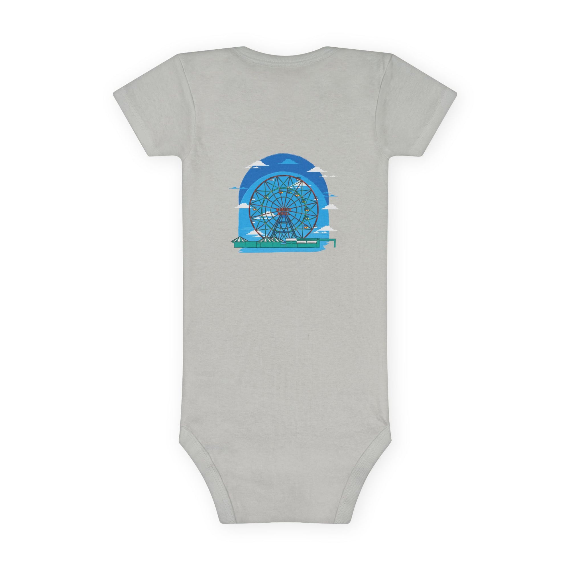 BadBrooklyn Ferris Wheel Baby Short Sleeve Onesie