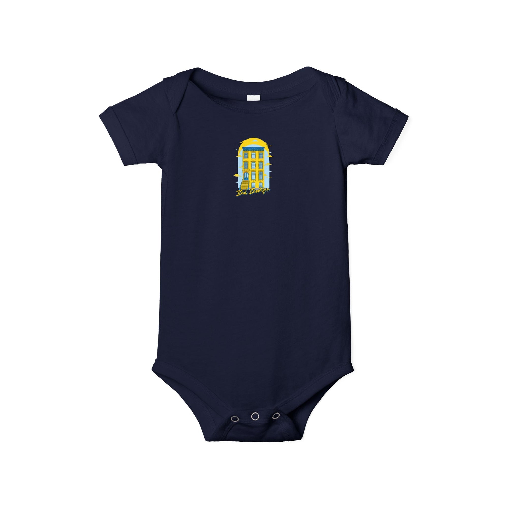BadBrooklyn Classic Building Baby Infant Jersey Bodysuit