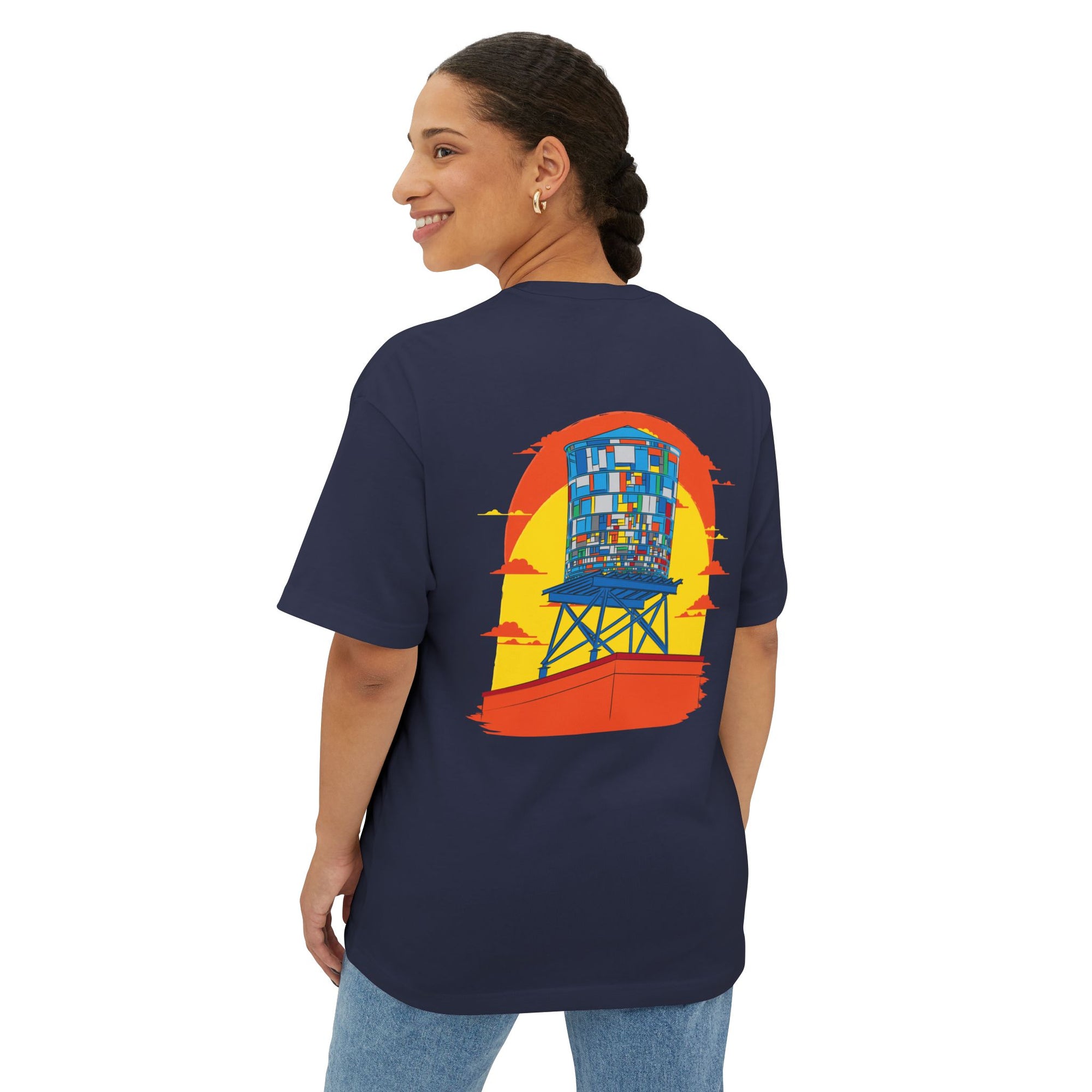 BadBrooklyn Water Tower Sunset Shirt