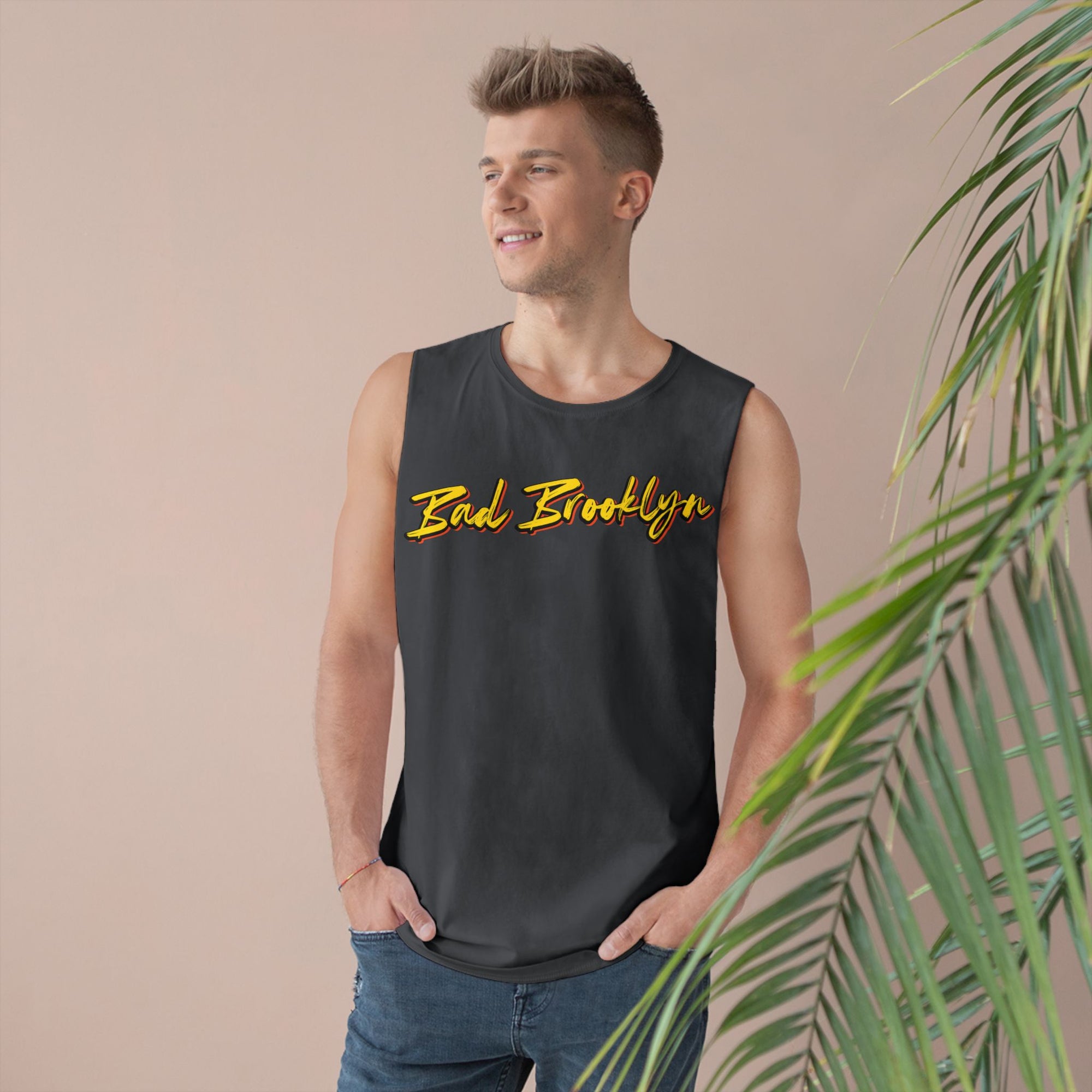 BadBrooklyn Gold Classic Logo Tank