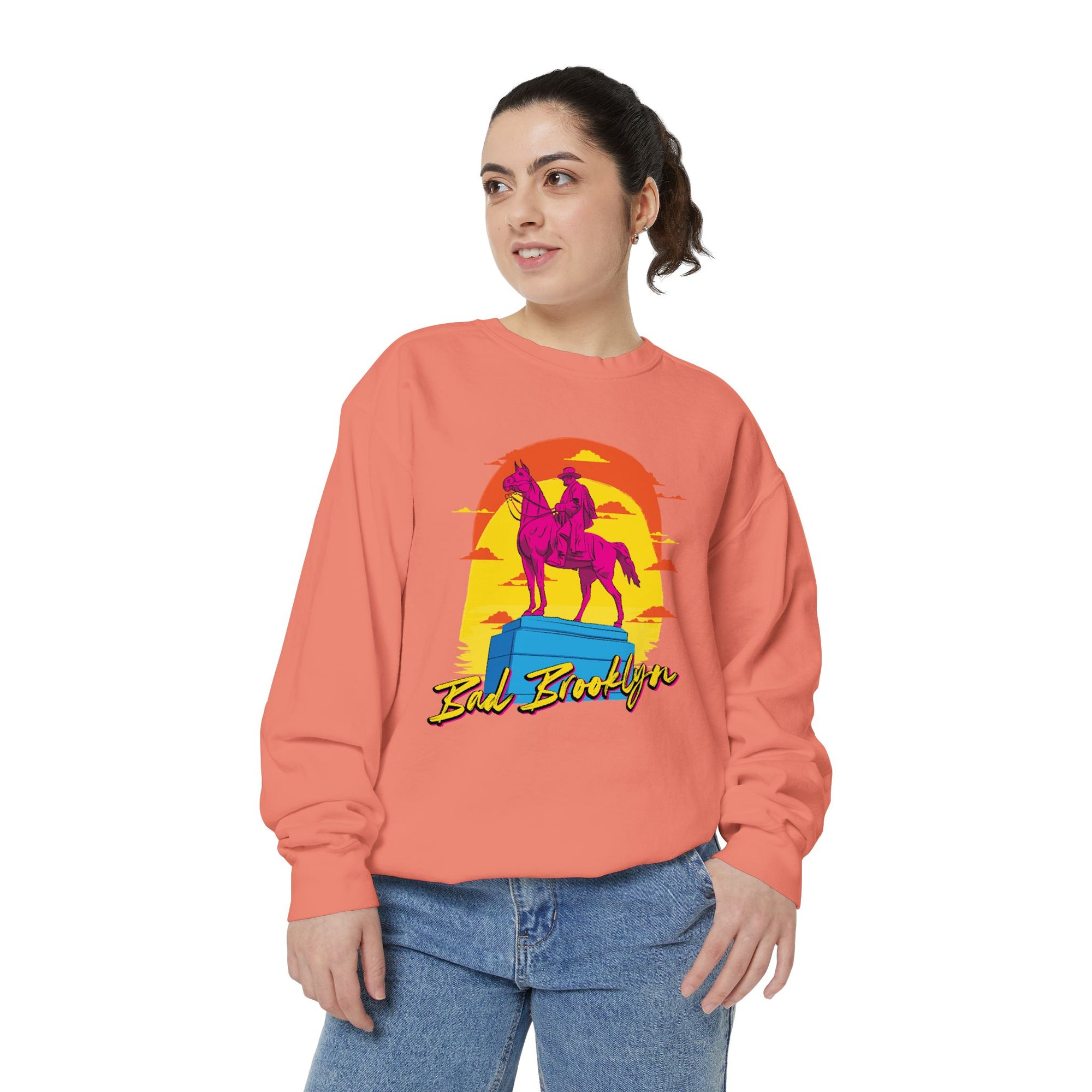 BadBrooklyn Western Cowboy Rider Premium Sweatshirt