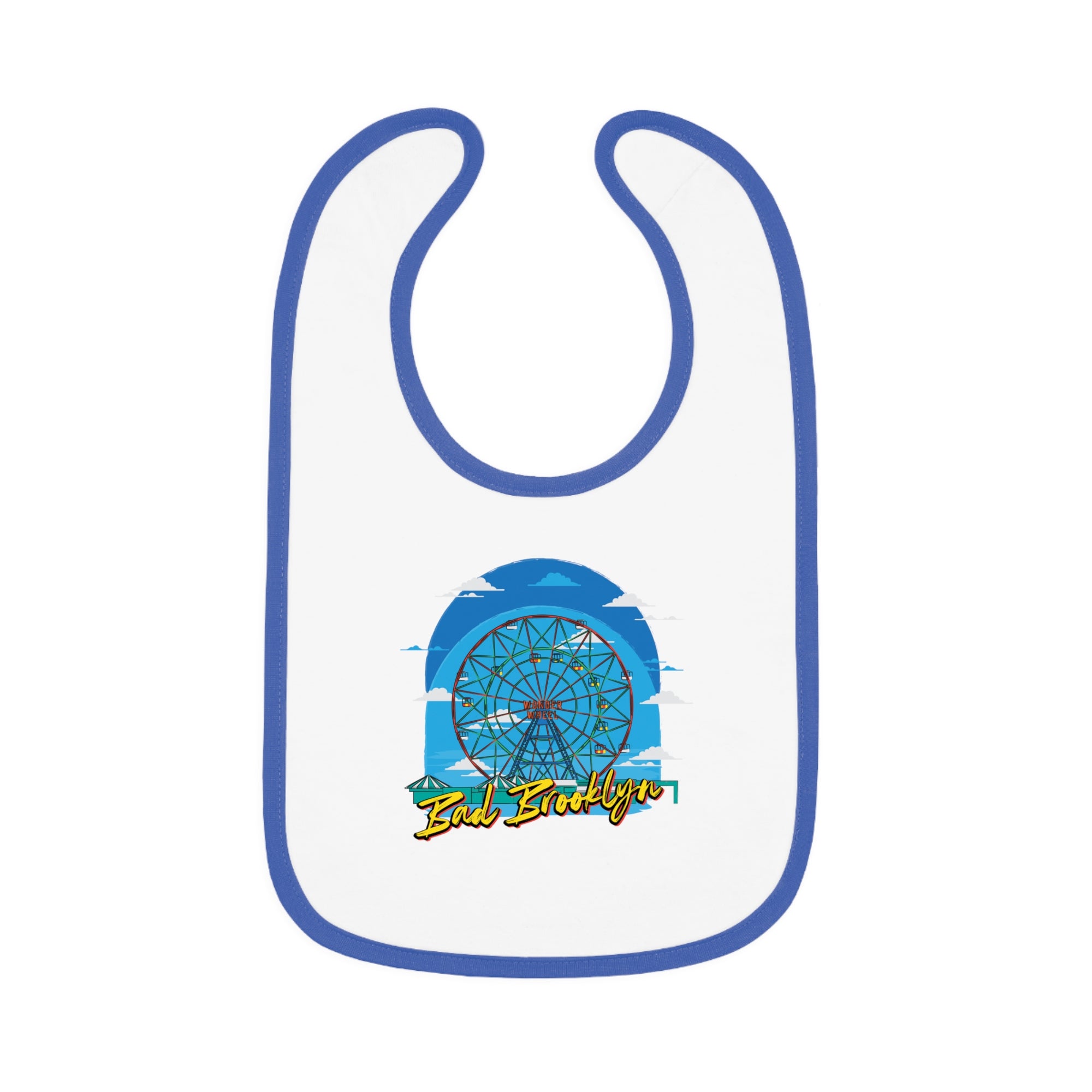 BadBrooklyn Ferris Wheel Baby Bib