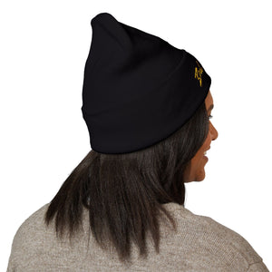 BadBrooklyn Bold Classic Embroidered Knit Beanie