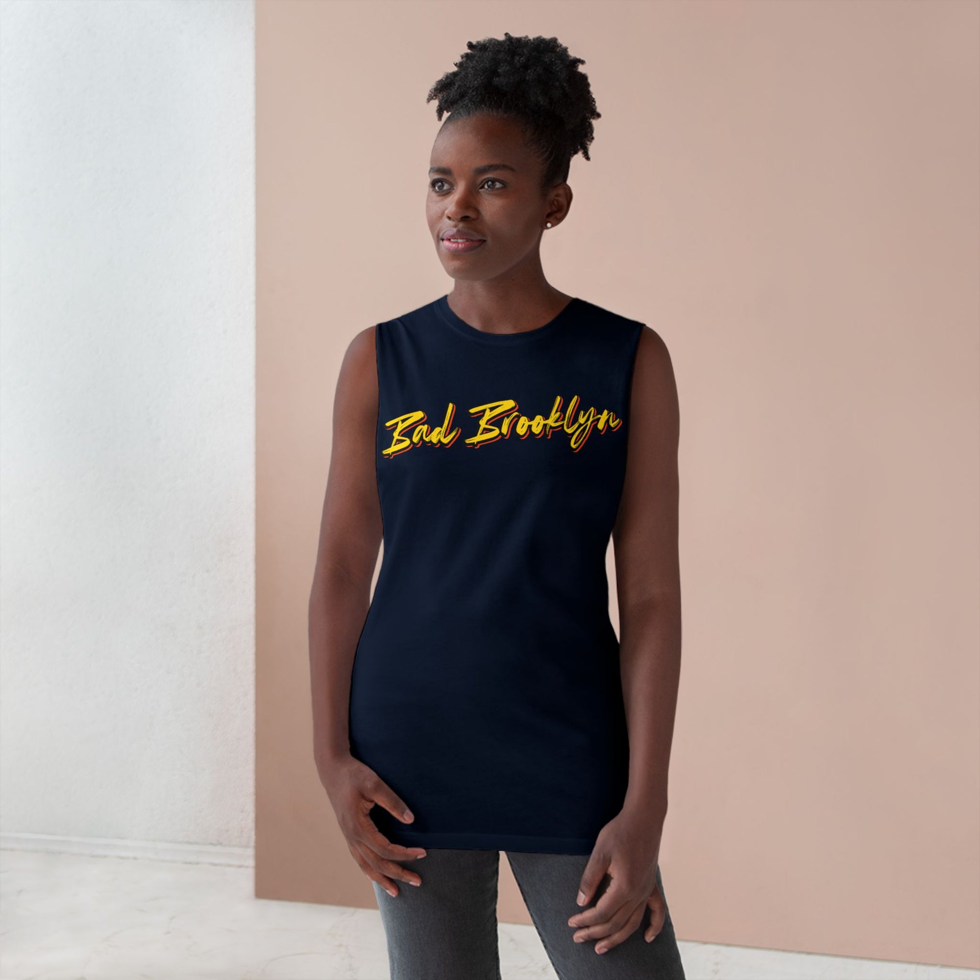 BadBrooklyn Gold Classic Logo Tank