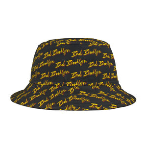 BadBrooklyn Gold Classic Bucket Hat