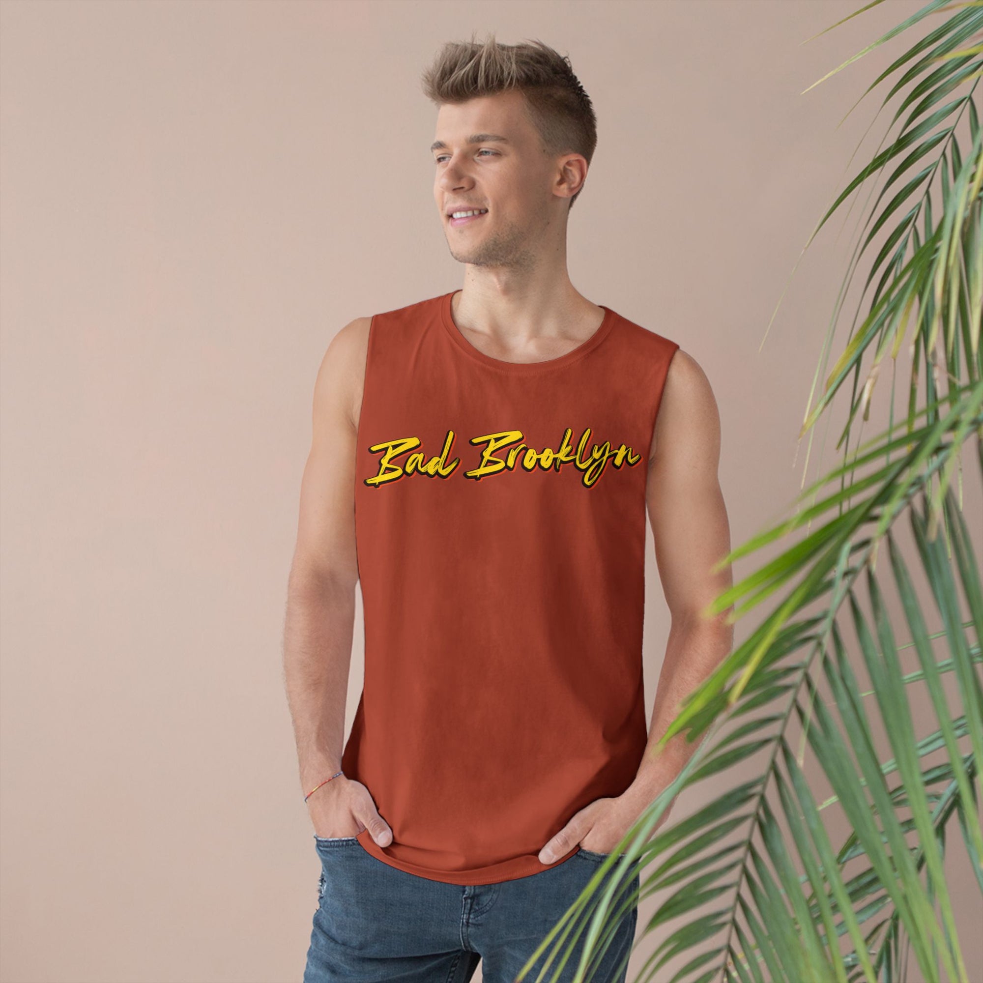 BadBrooklyn Gold Classic Logo Tank