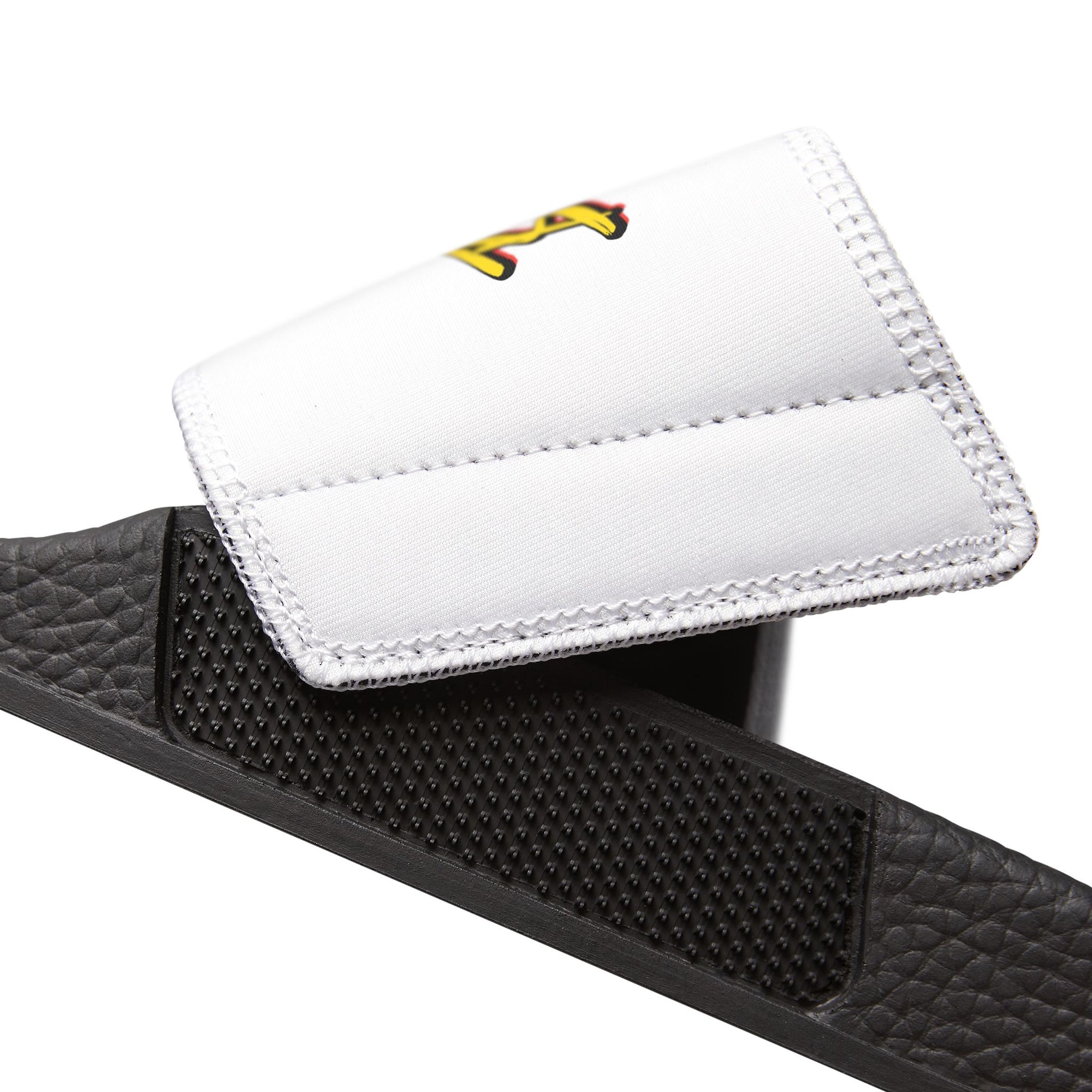 BadBrooklyn Gold Classic Slide Sandals