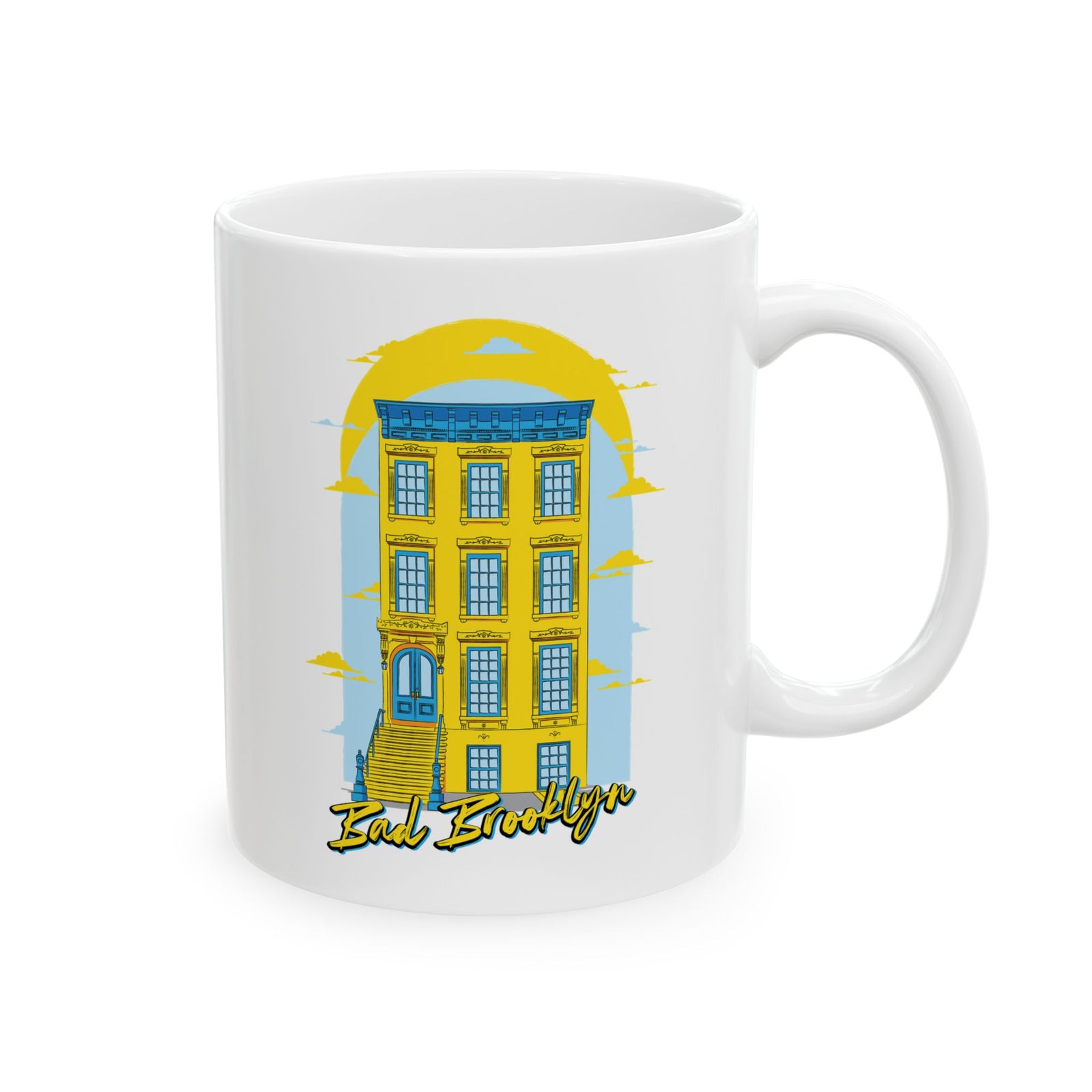 BadBrooklyn Classic Building Ceramic Coffee Mug