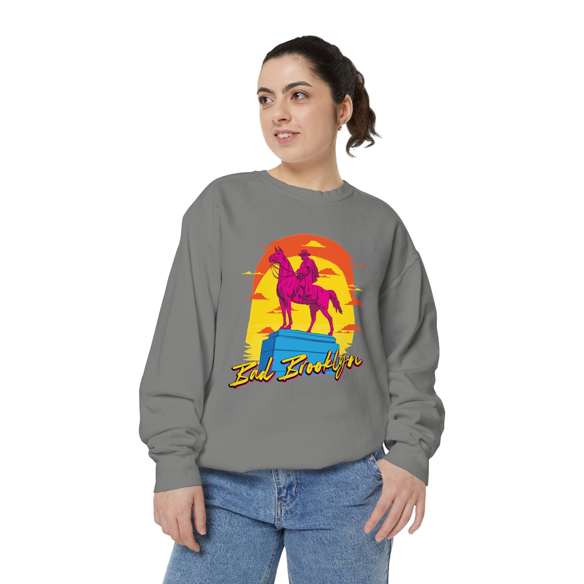 BadBrooklyn Western Cowboy Rider Premium Sweatshirt