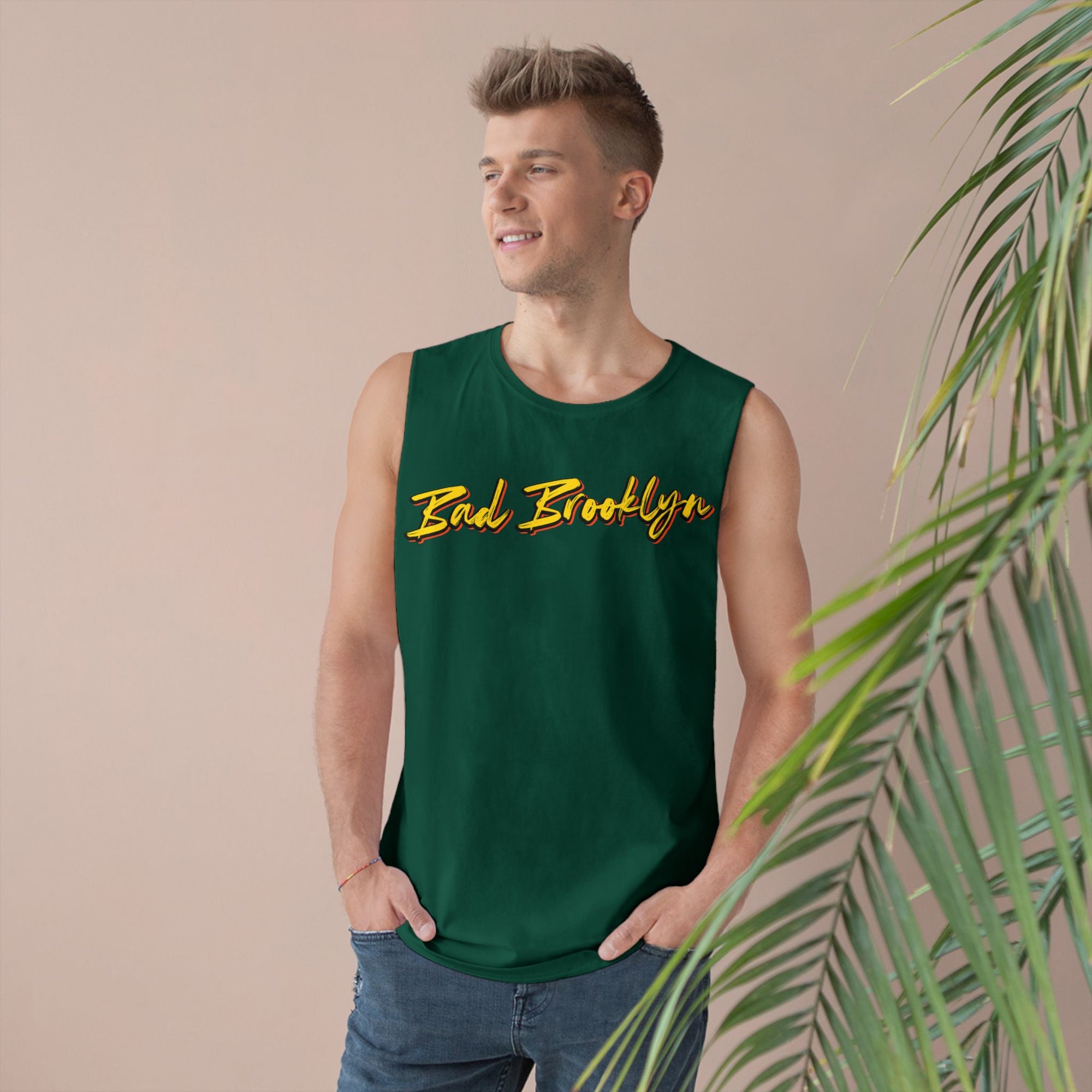 BadBrooklyn Gold Classic Logo Tank