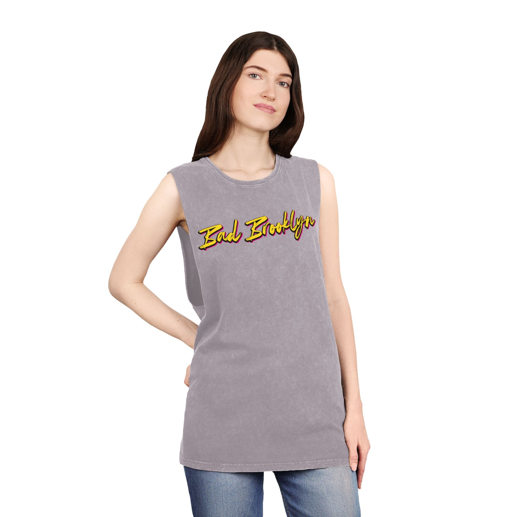 BadBrooklyn Gold Classic Stonewash Tank