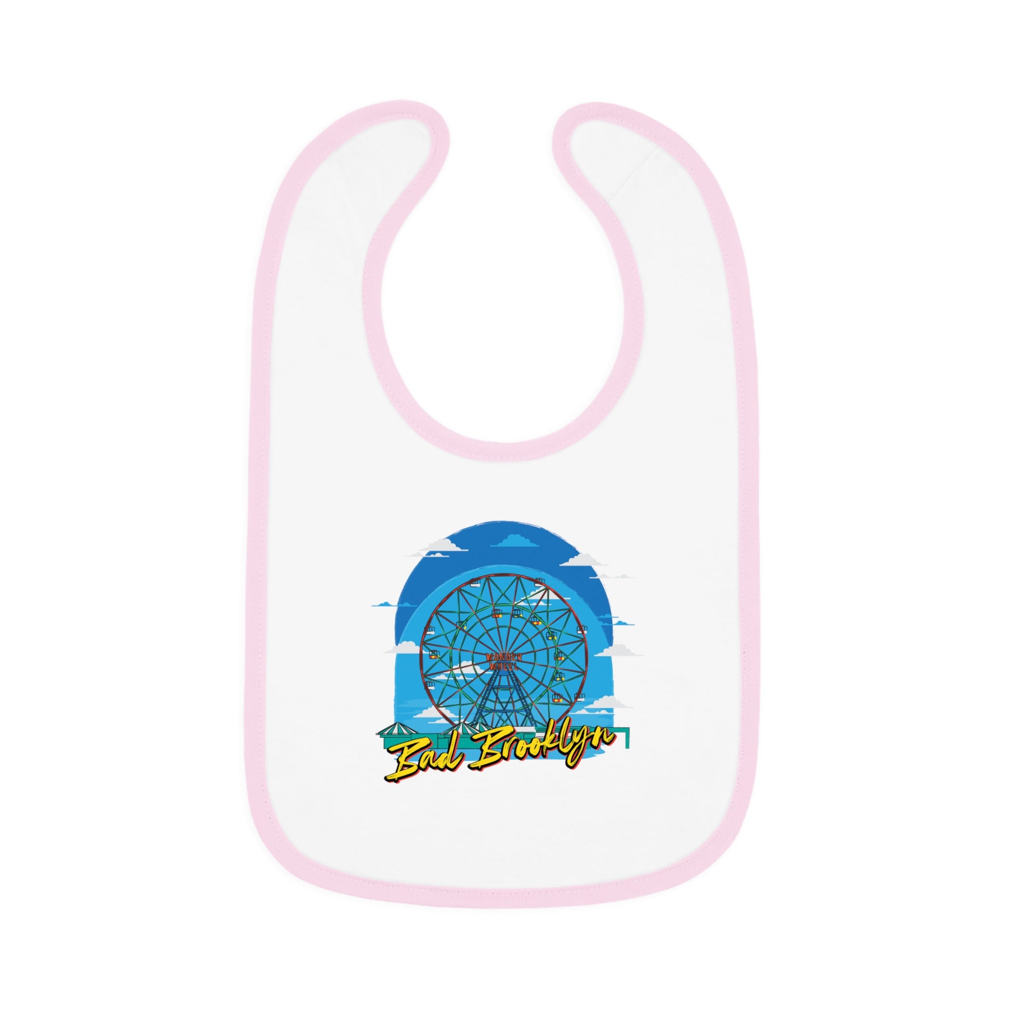 BadBrooklyn Ferris Wheel Baby Bib