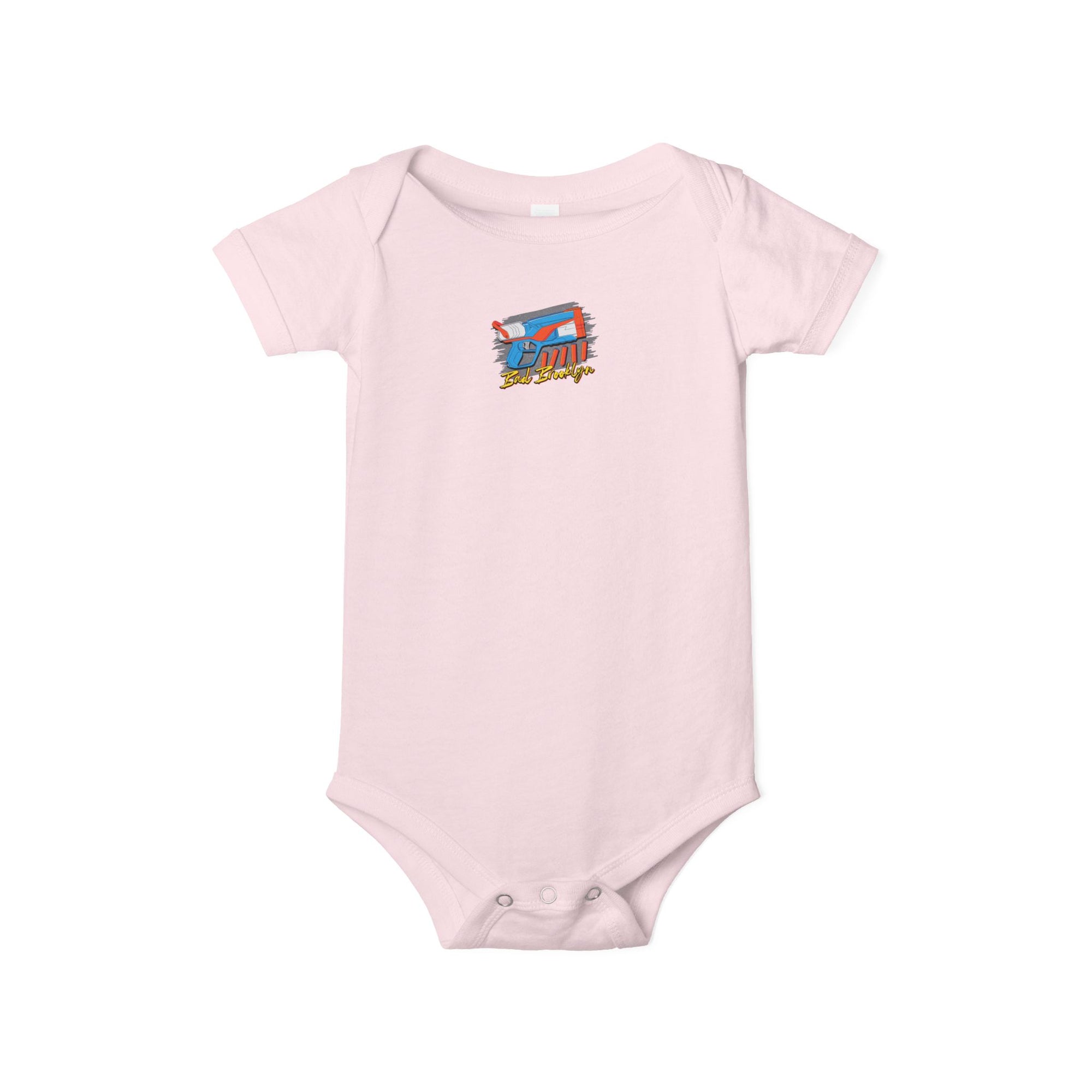 BadBrooklyn Nerf Retro Blaster Baby Infant Jersey Bodysuit