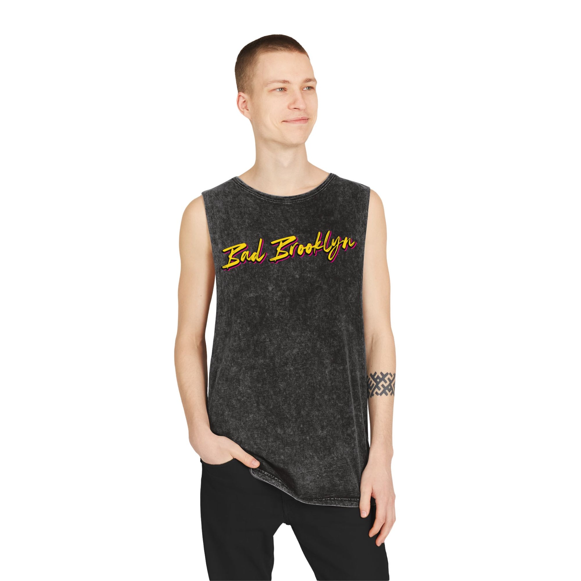 BadBrooklyn Gold Classic Stonewash Tank