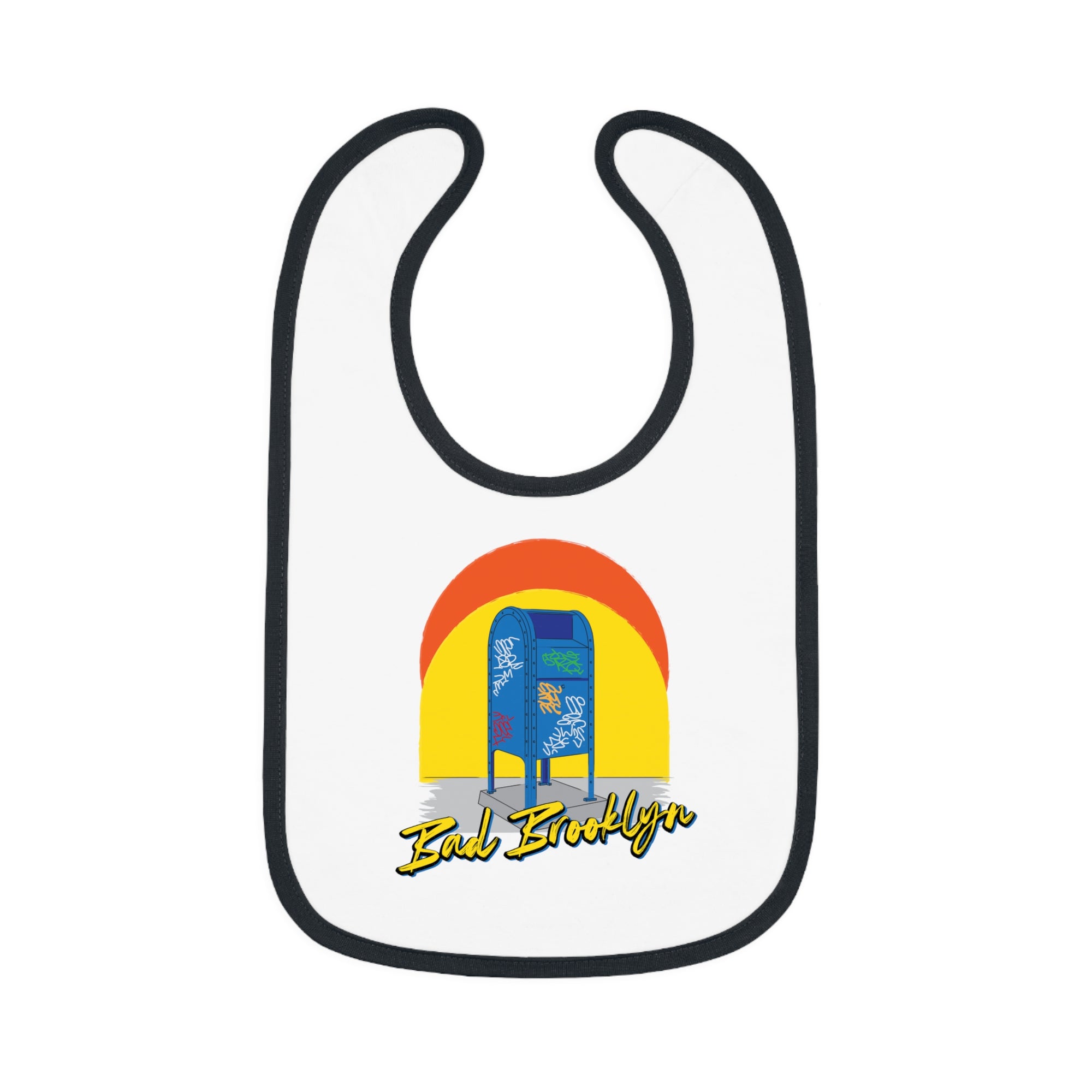 BadBrooklyn Mailbox Graffiti Baby Bib