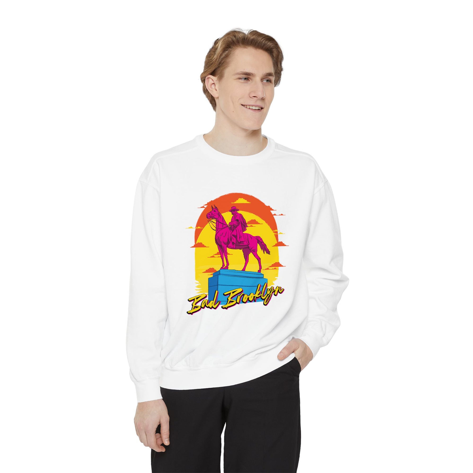 BadBrooklyn Western Cowboy Rider Premium Sweatshirt
