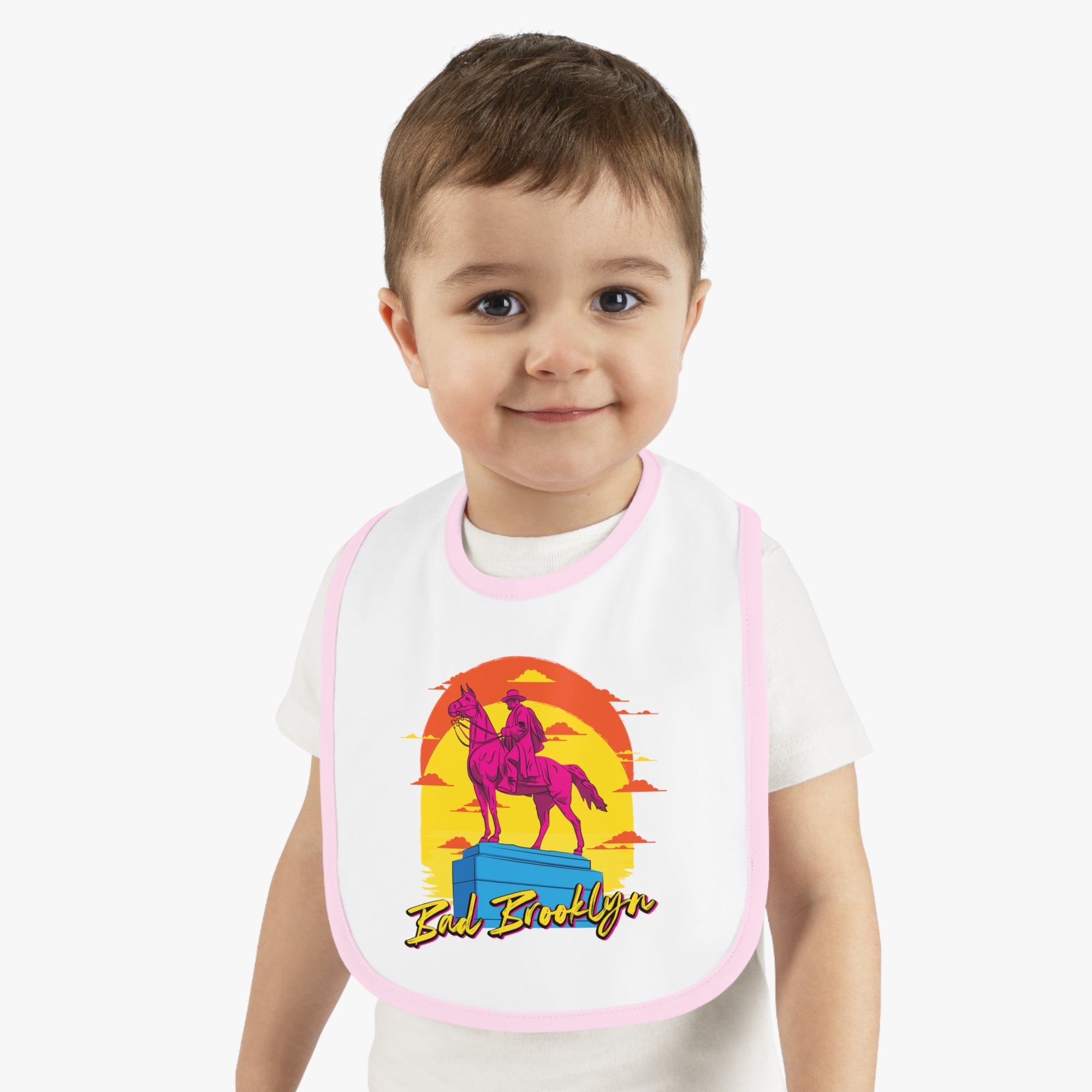 BadBrooklyn Western Cowboy Baby Bib