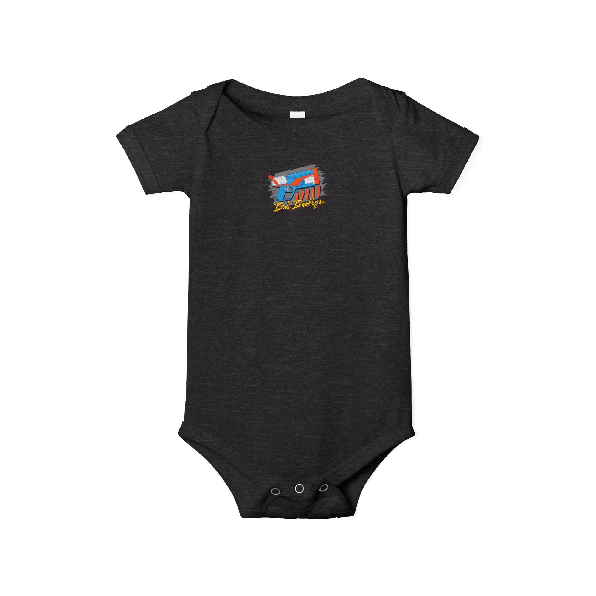 BadBrooklyn Nerf Retro Blaster Baby Infant Jersey Bodysuit