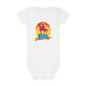 BadBrooklyn Western Cowboy Short Sleeve Baby Onesie