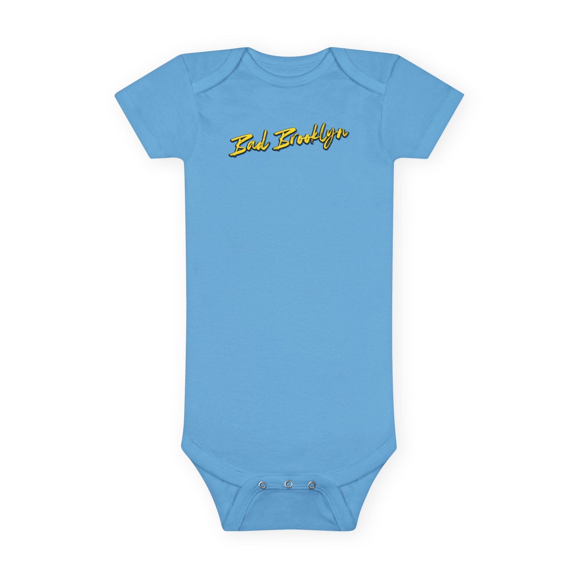 BadBrooklyn Bridge Vibes Short Sleeve Baby Onesie
