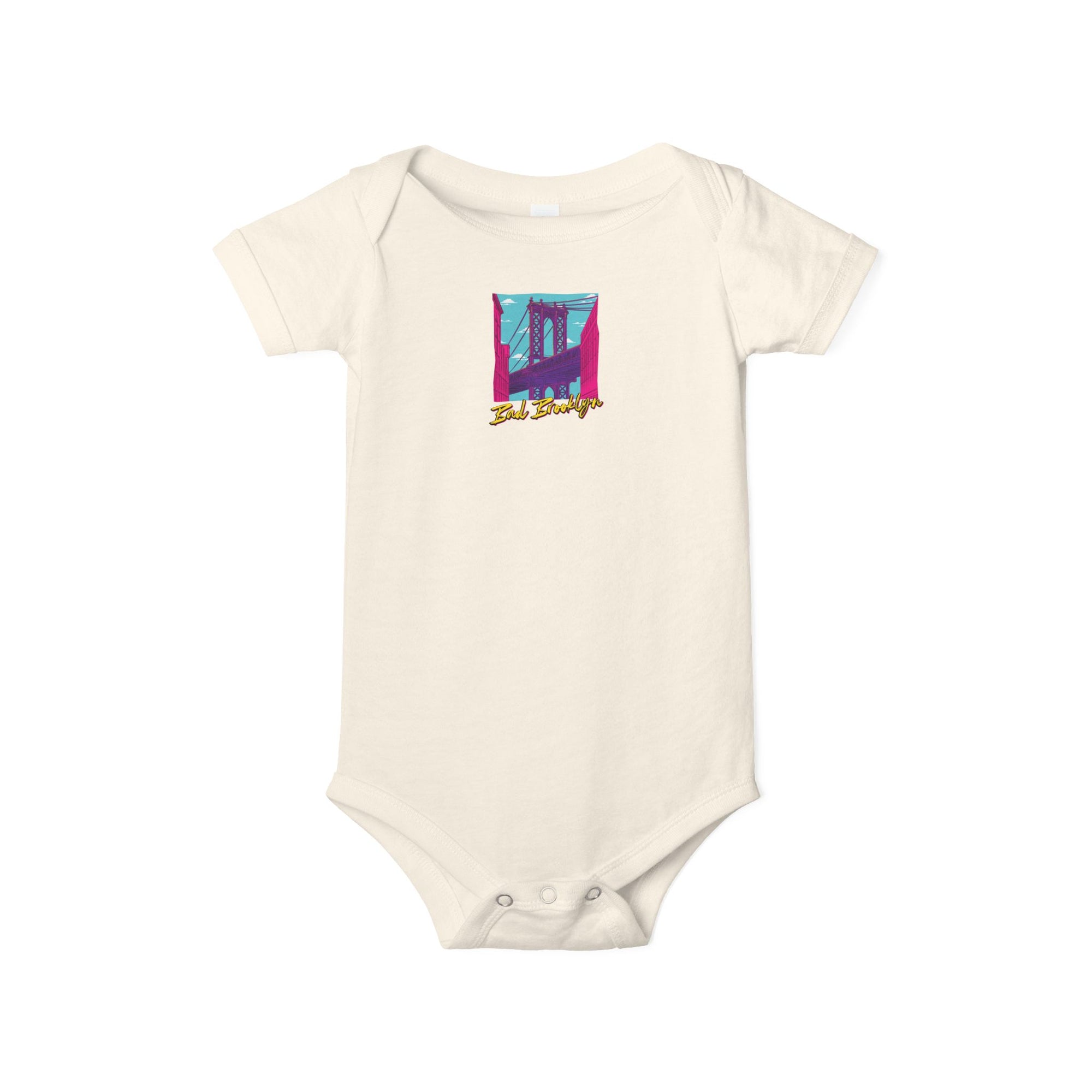 BadBrooklyn Bridge Vibes Baby Infant Jersey Bodysuit