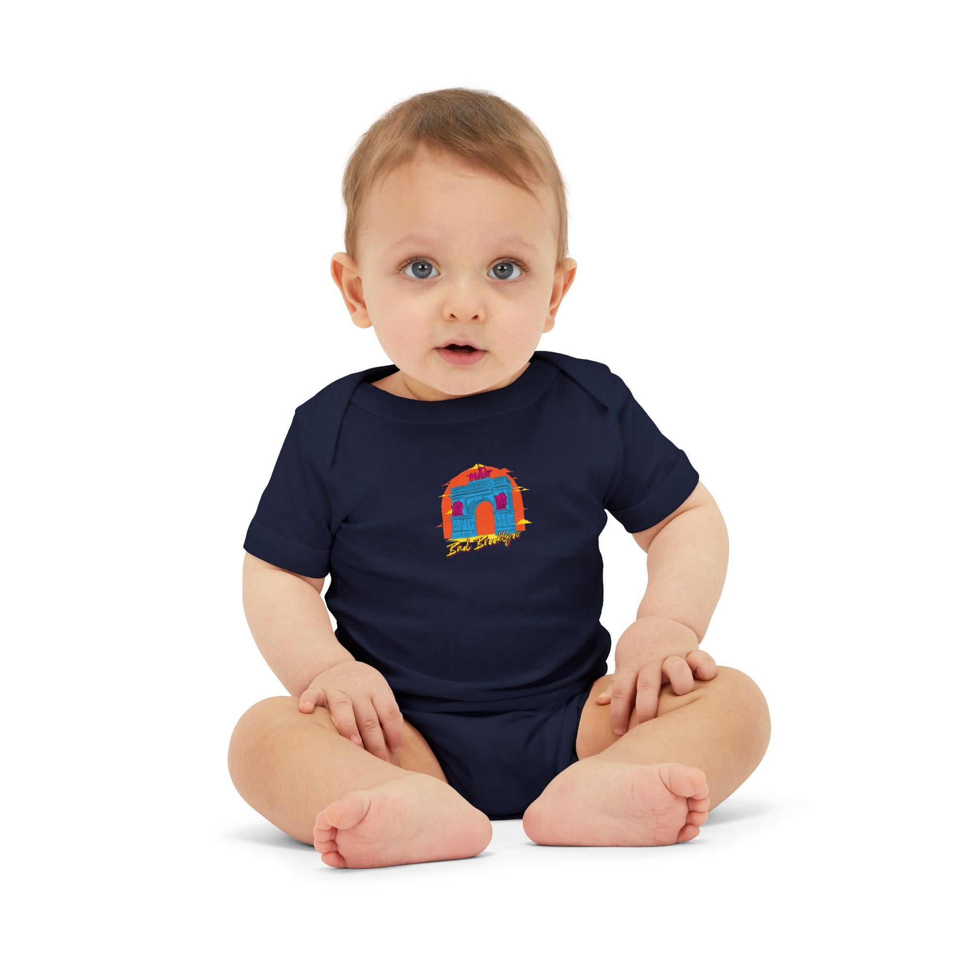 BadBrooklyn Archway Baby Infant Jersey Bodysuit