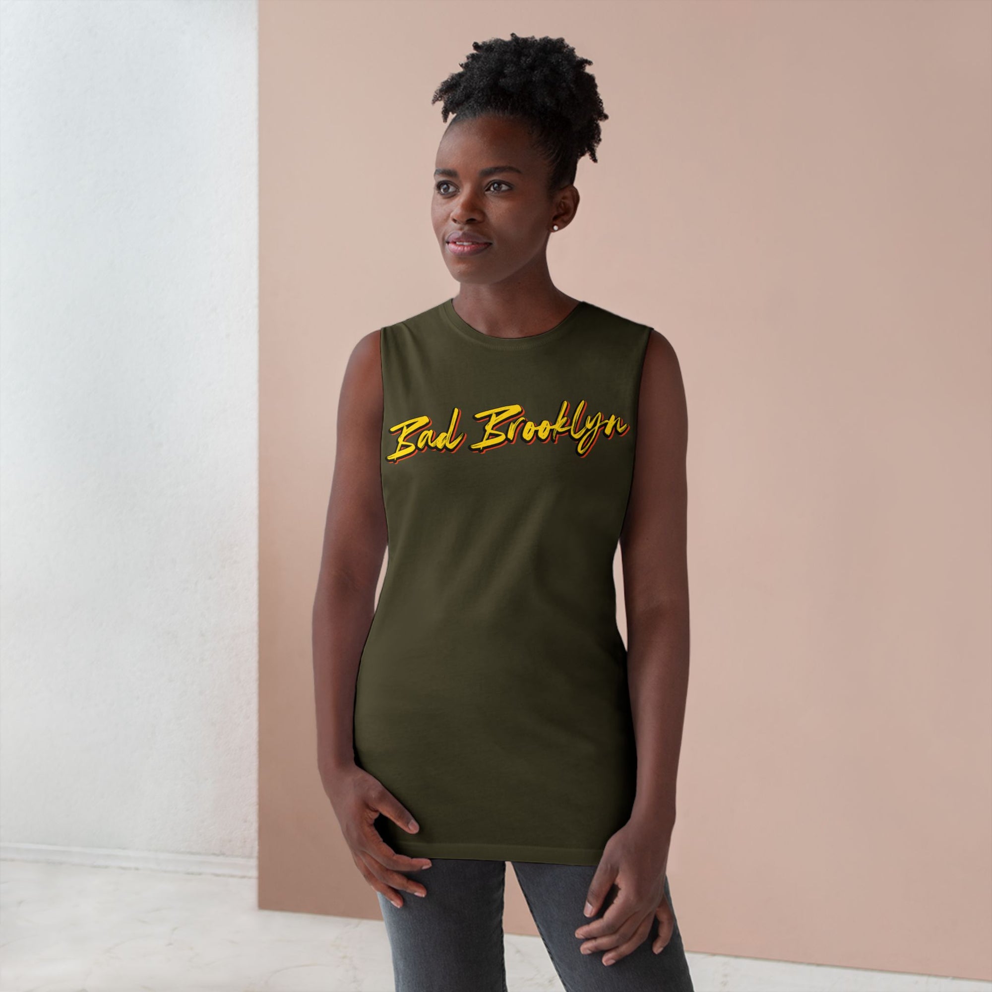 BadBrooklyn Gold Classic Logo Tank