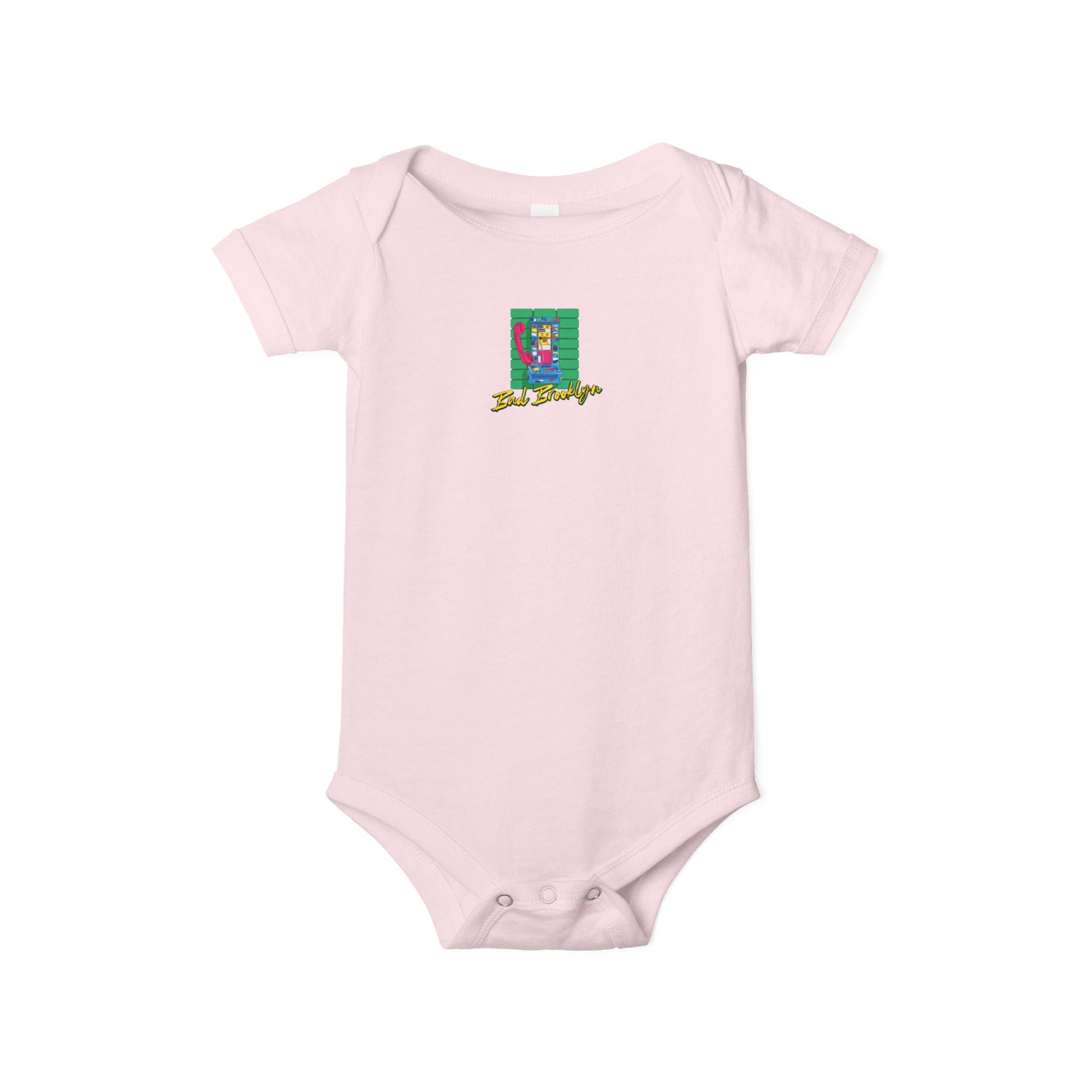 BadBrooklyn Retro Payphone Baby Infant Jersey Bodysuit