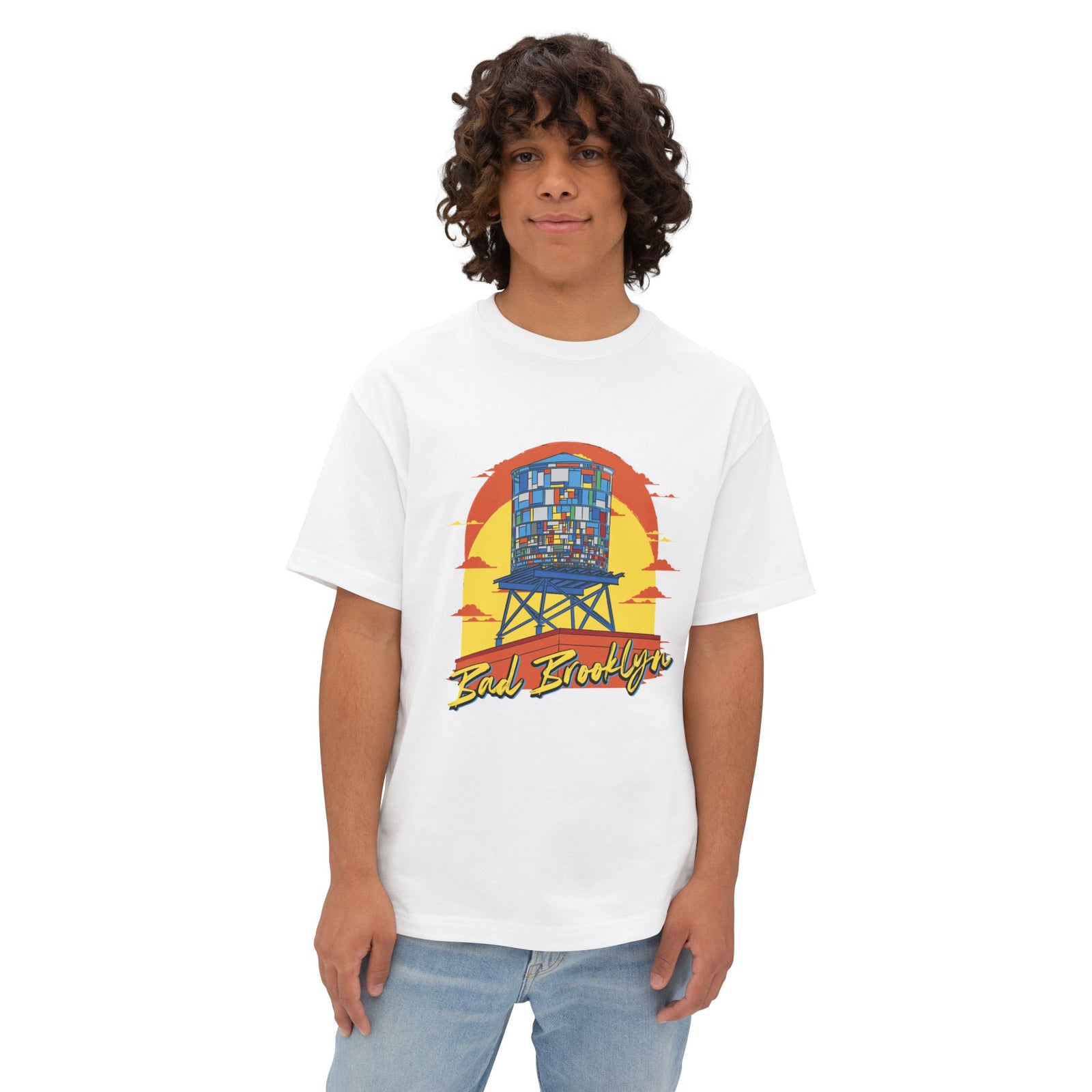 BadBrooklyn Water Tower Sunset Shirt