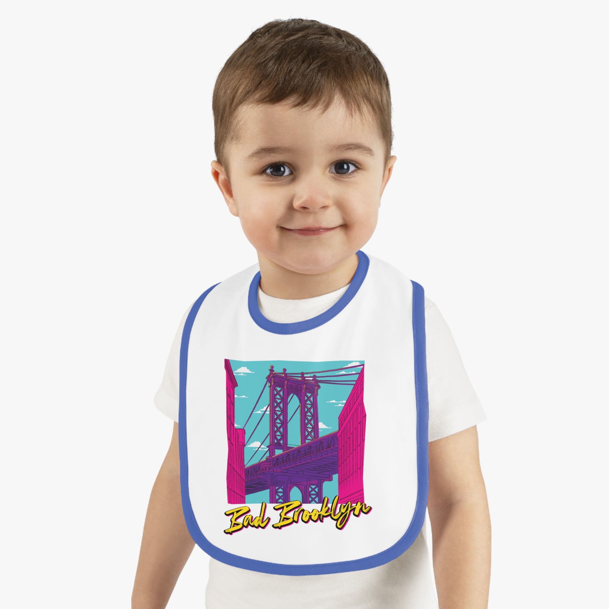 BadBrooklyn Bridge Vibes Baby Bib