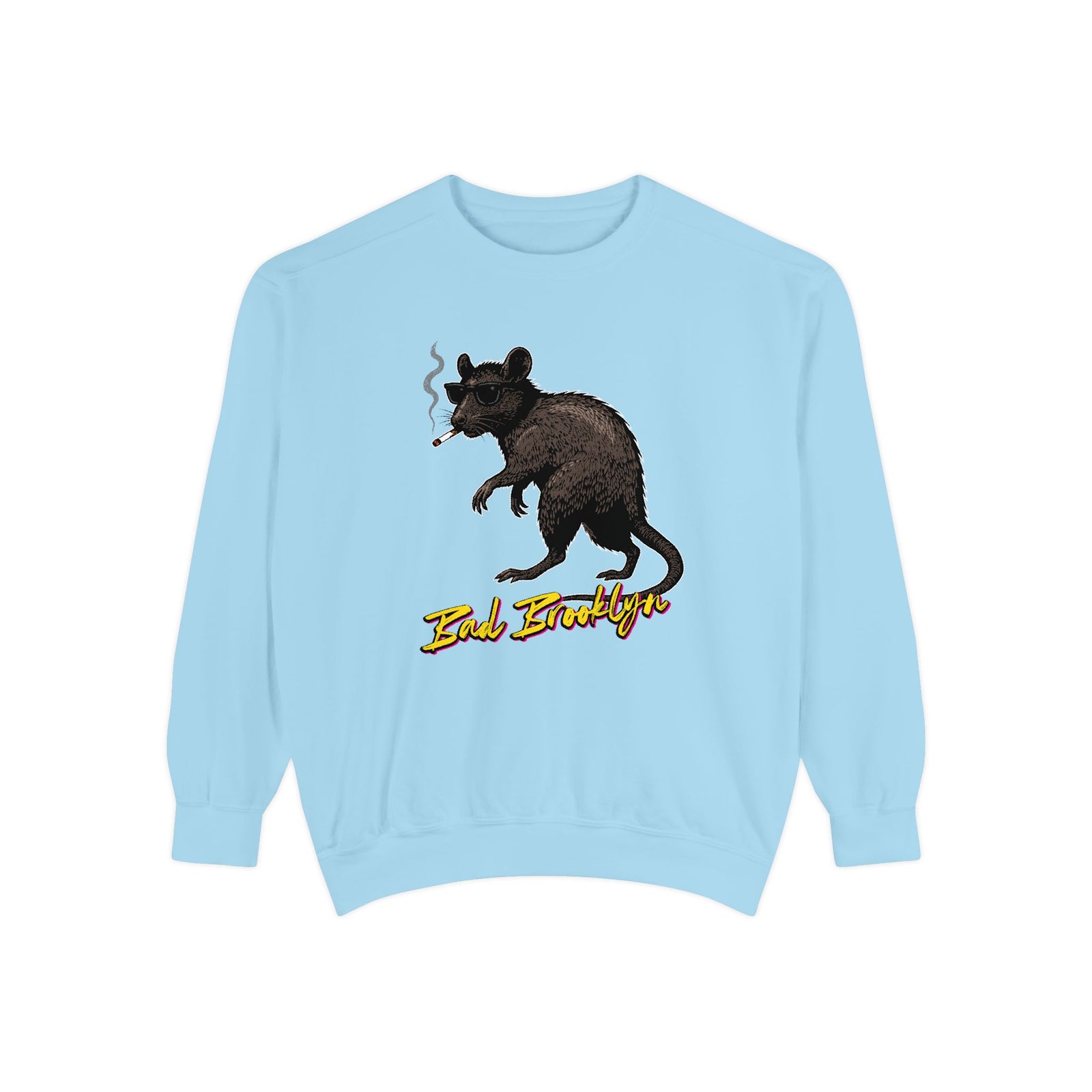 BadBrooklyn Street Rat Smoking Premium Sweatshirt