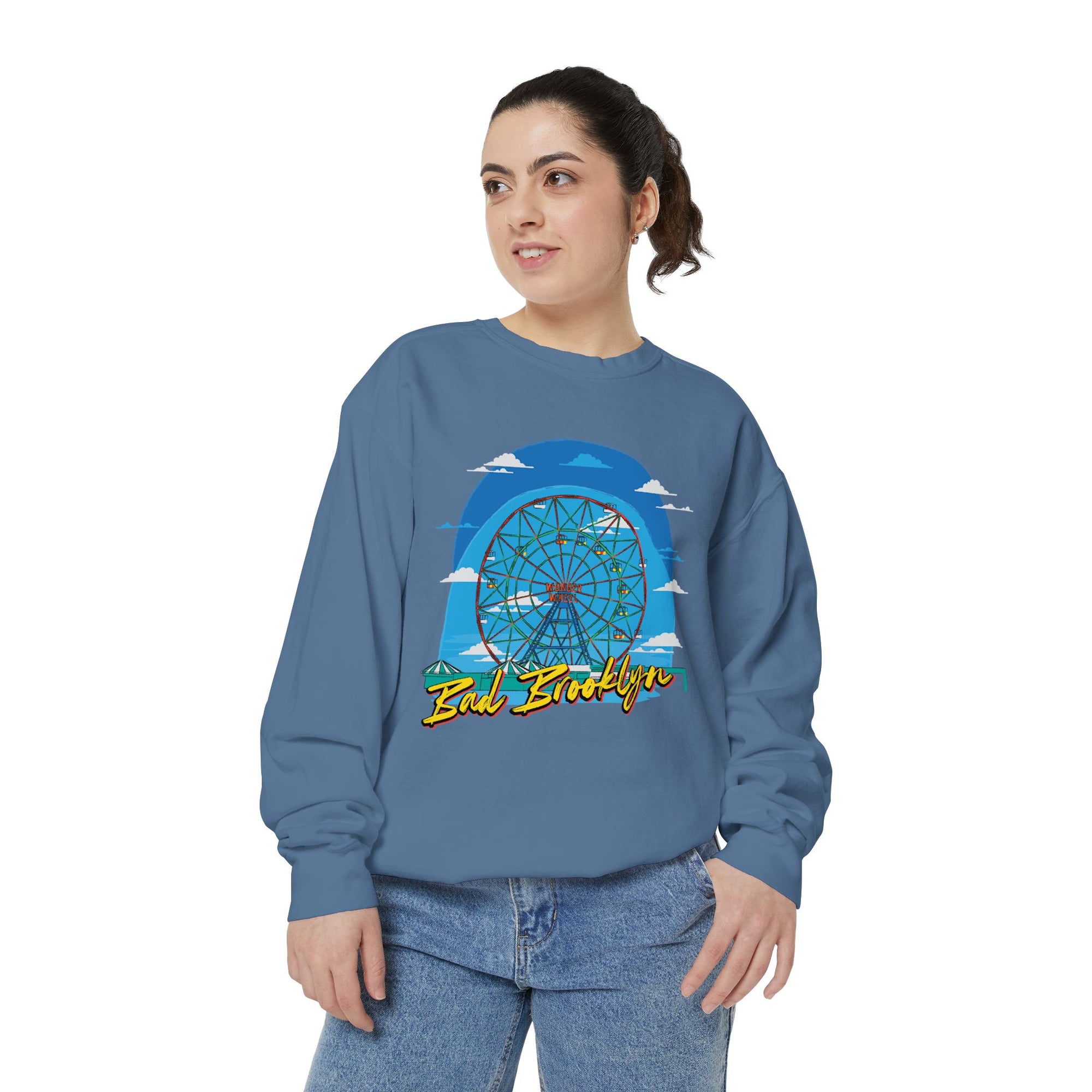 BadBrooklyn Ferris Wheel Premium Sweatshirt