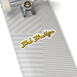 BadBrooklyn Gold Classic Die-Cut Vinyl Sticker