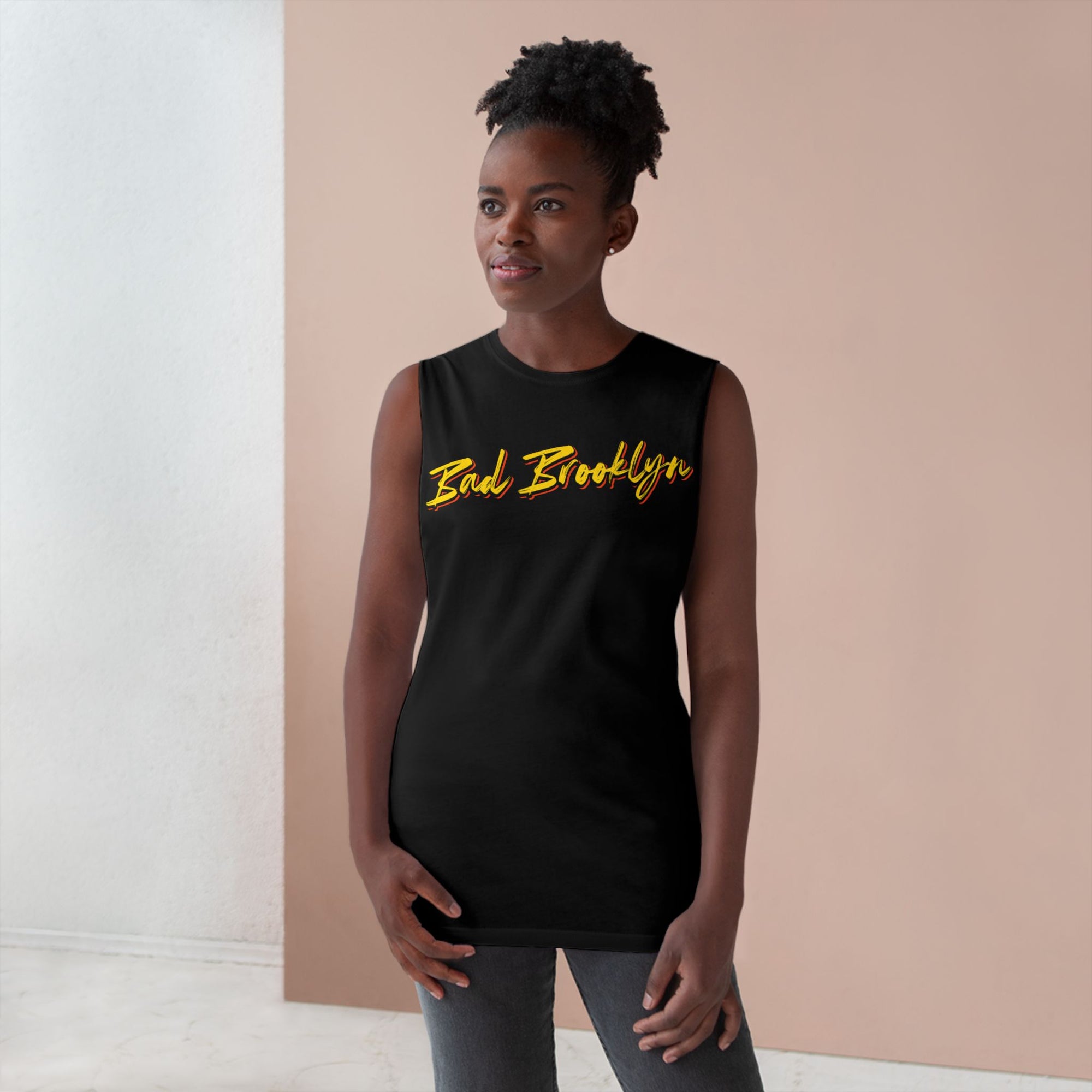 BadBrooklyn Gold Classic Logo Tank