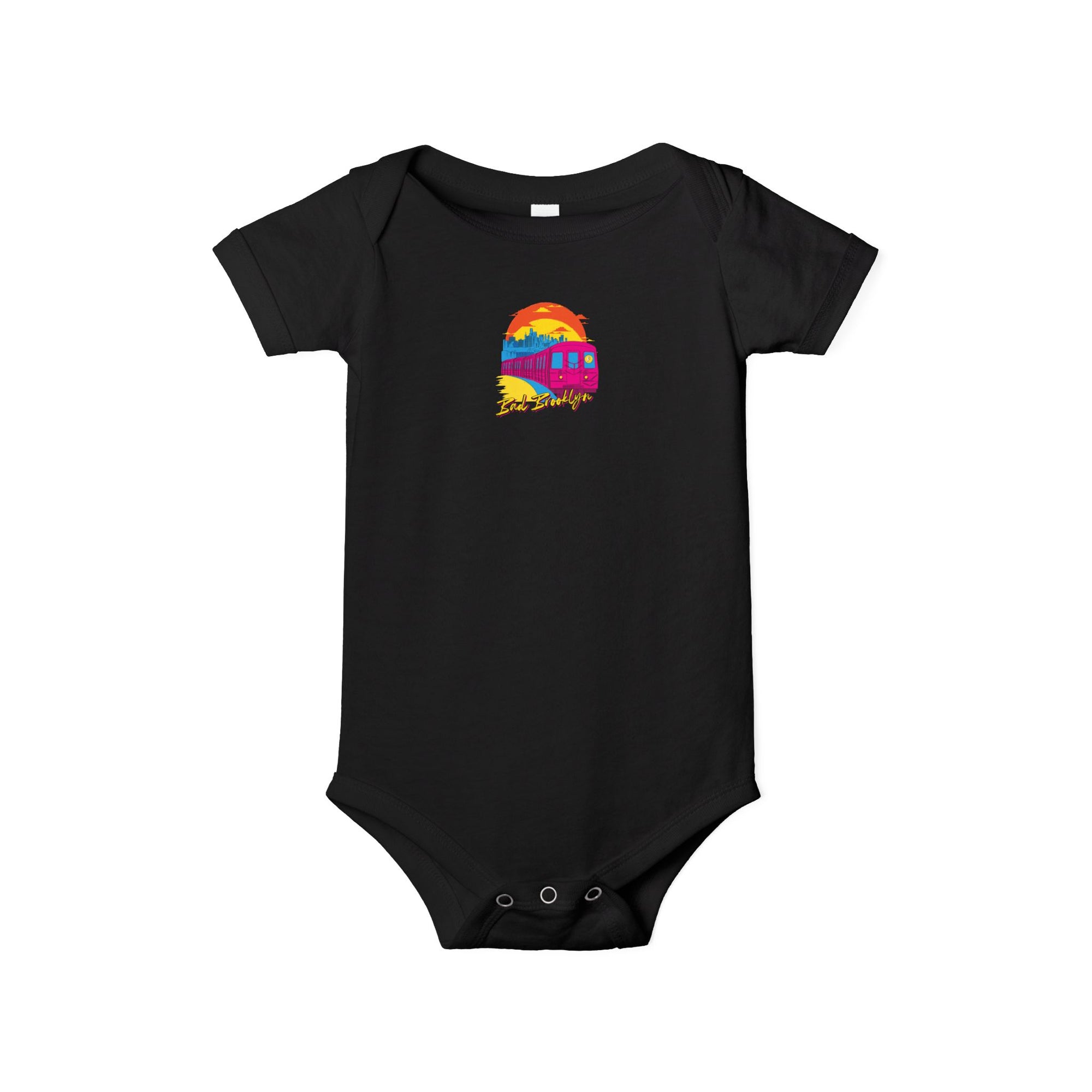 BadBrooklyn Sunset Subway Baby Infant Jersey Bodysuit