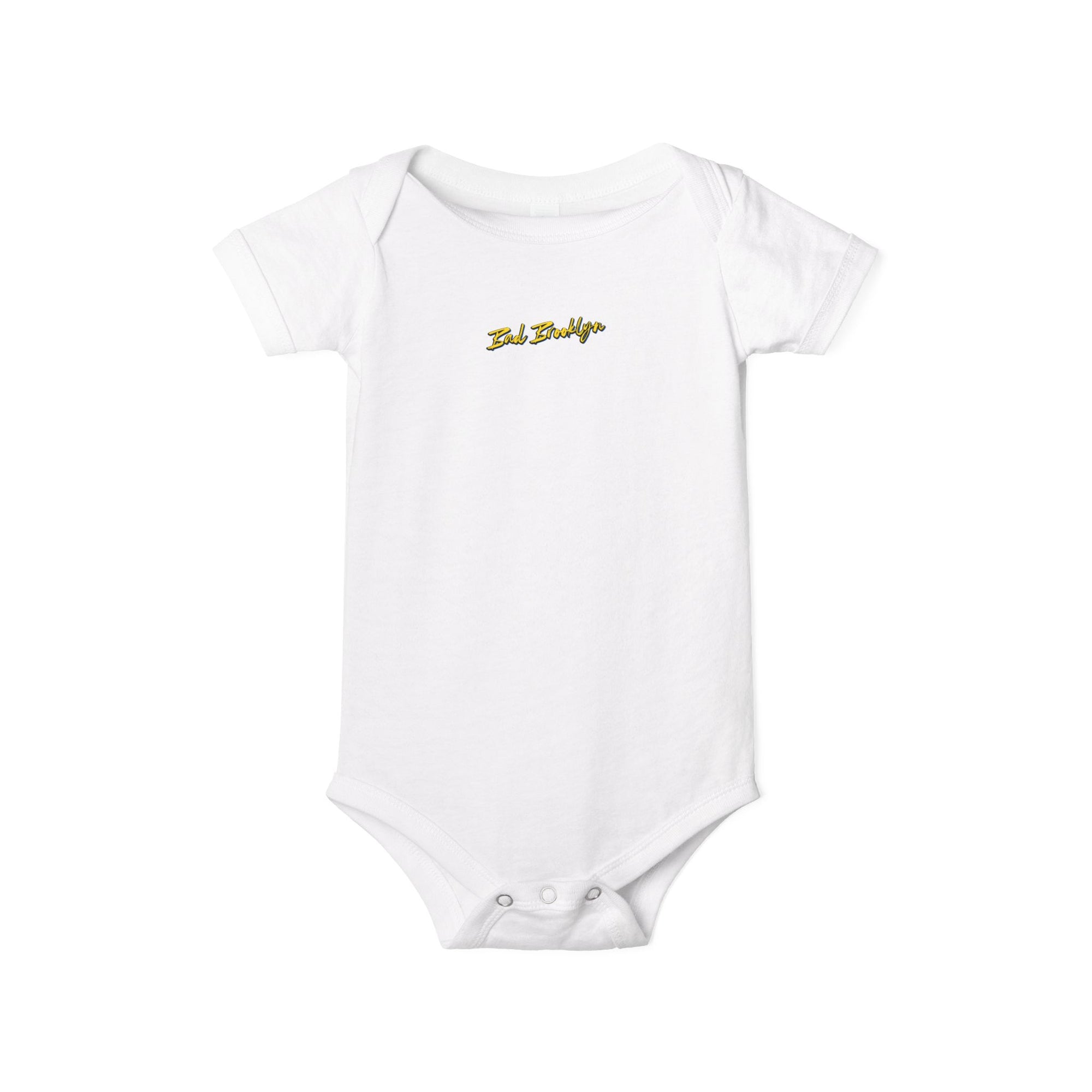 BadBrooklyn Gold Classic Baby Infant Jersey Bodysuit
