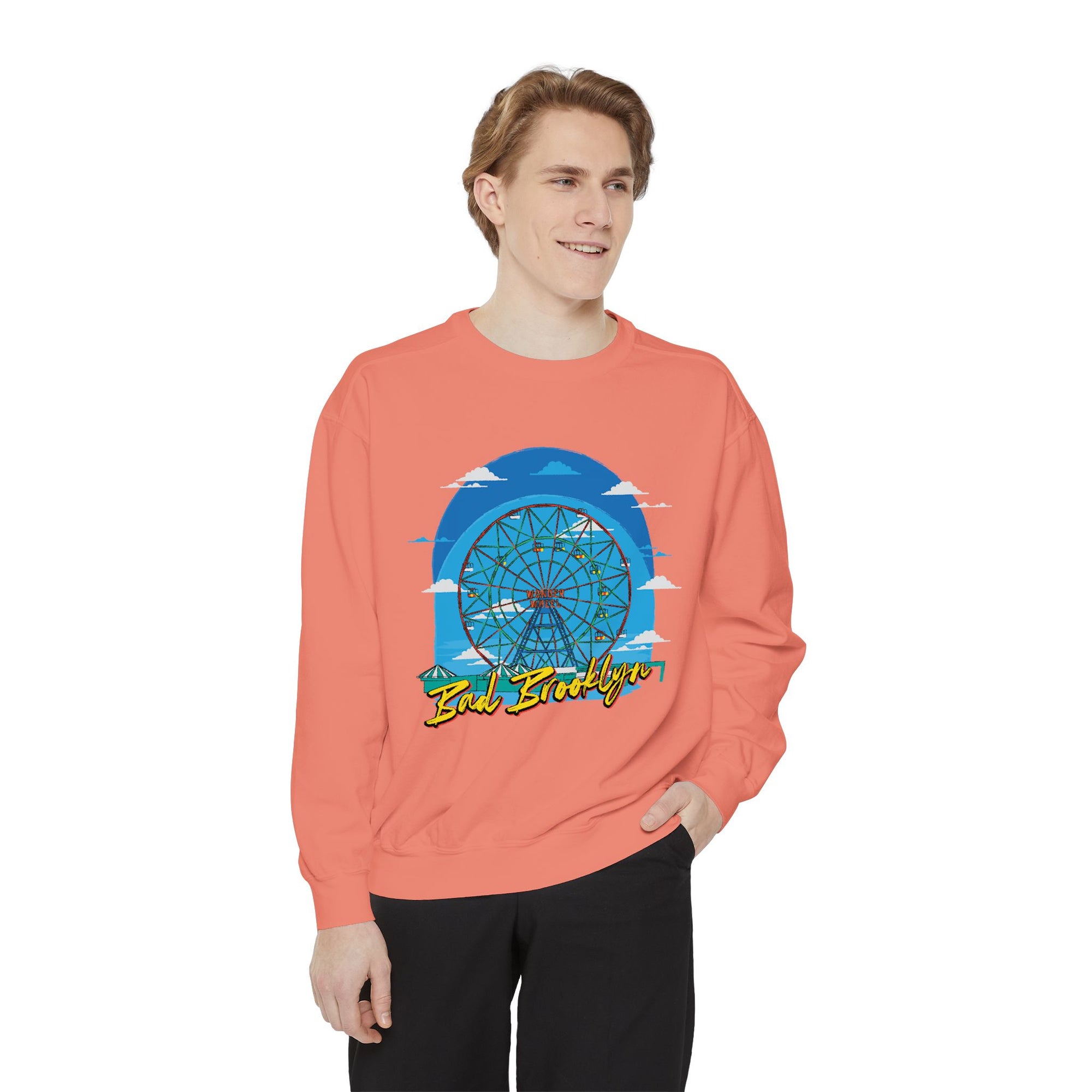 BadBrooklyn Ferris Wheel Premium Sweatshirt