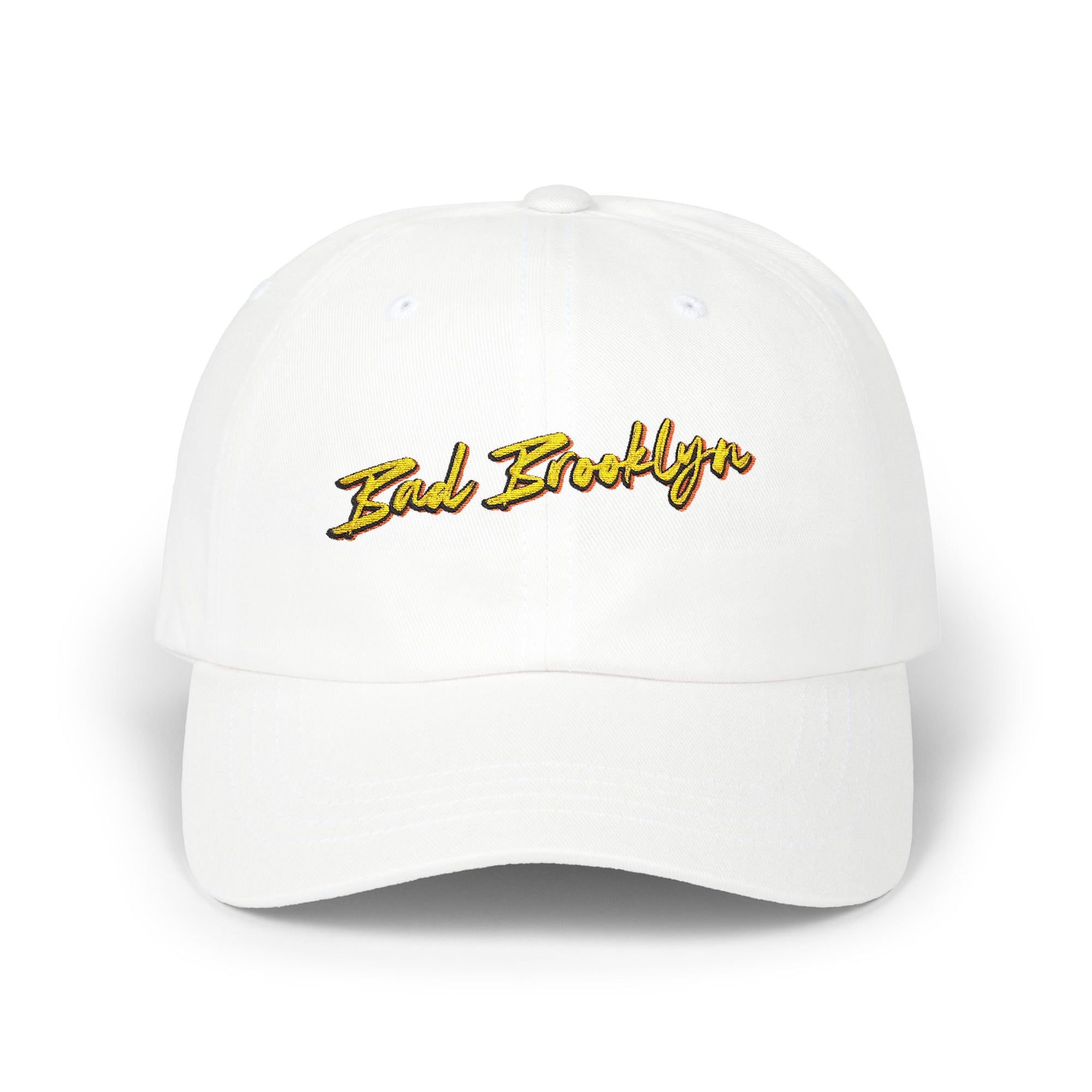 BadBrooklyn Gold Classic Embroidered Dad Cap