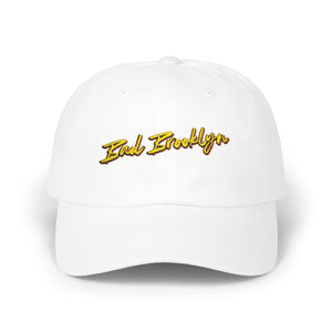 BadBrooklyn Gold Classic Embroidered Dad Cap
