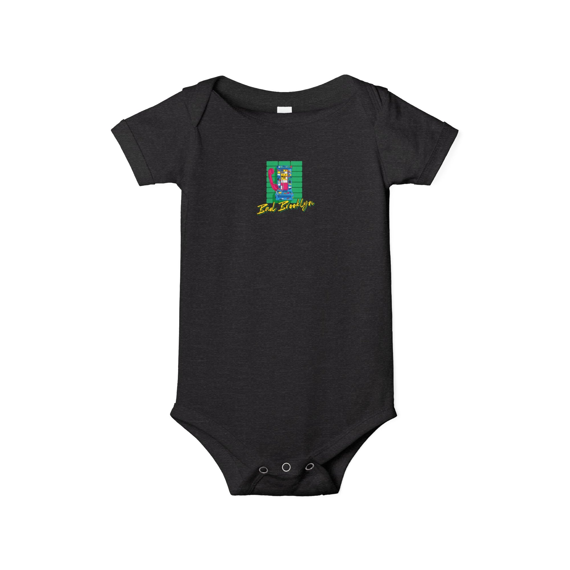 BadBrooklyn Retro Payphone Baby Infant Jersey Bodysuit