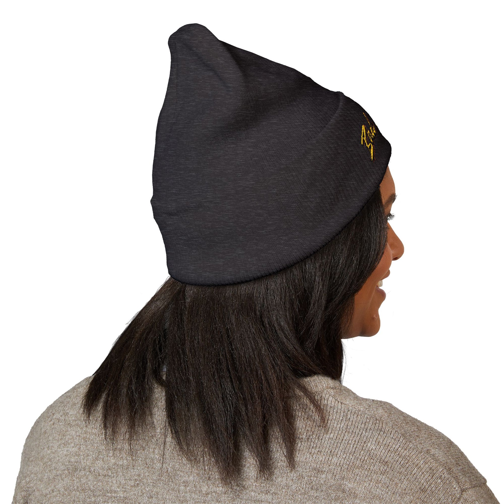 BadBrooklyn Bold Classic Embroidered Knit Beanie