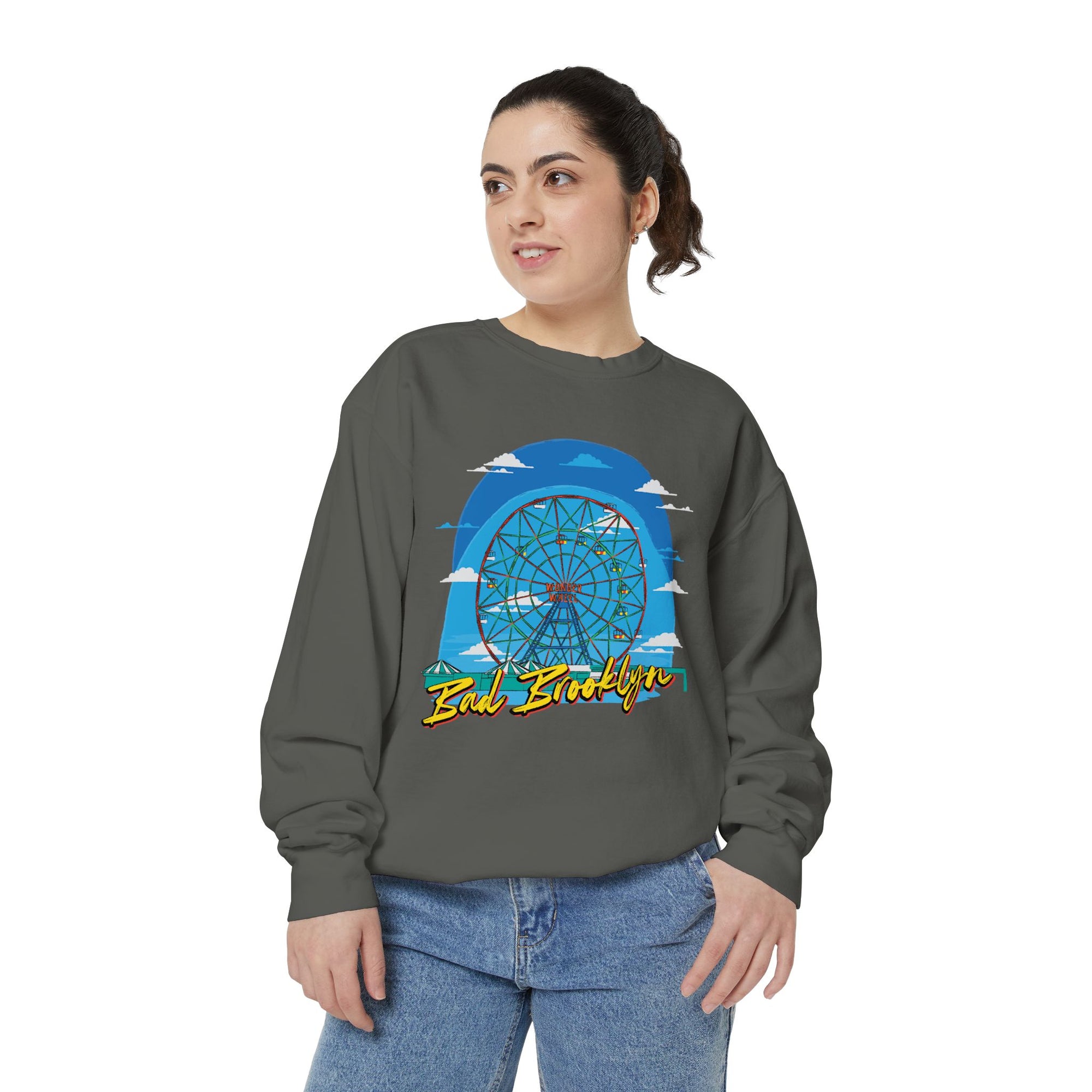 BadBrooklyn Ferris Wheel Premium Sweatshirt