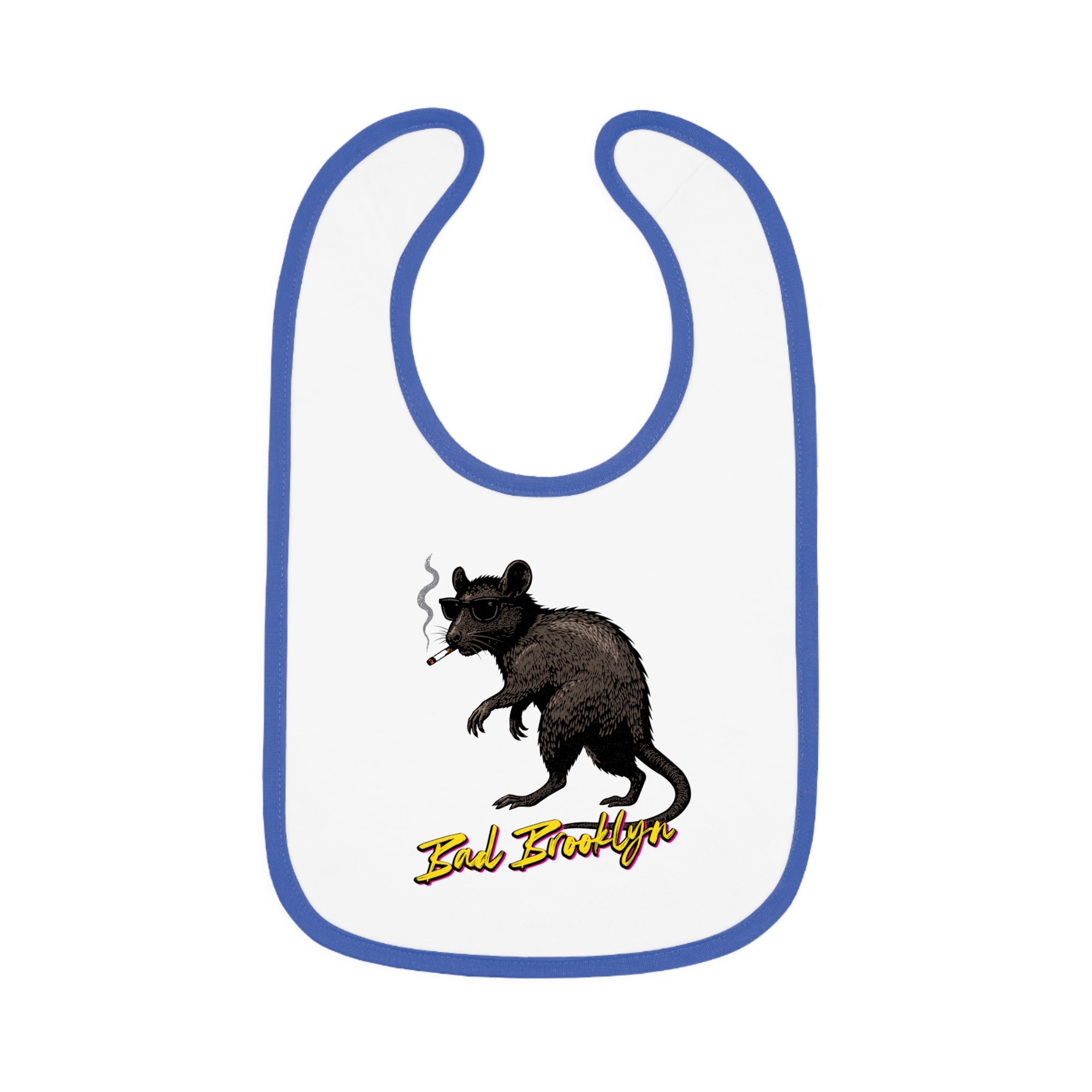BadBrooklyn Street Rat Smoking Baby Bib