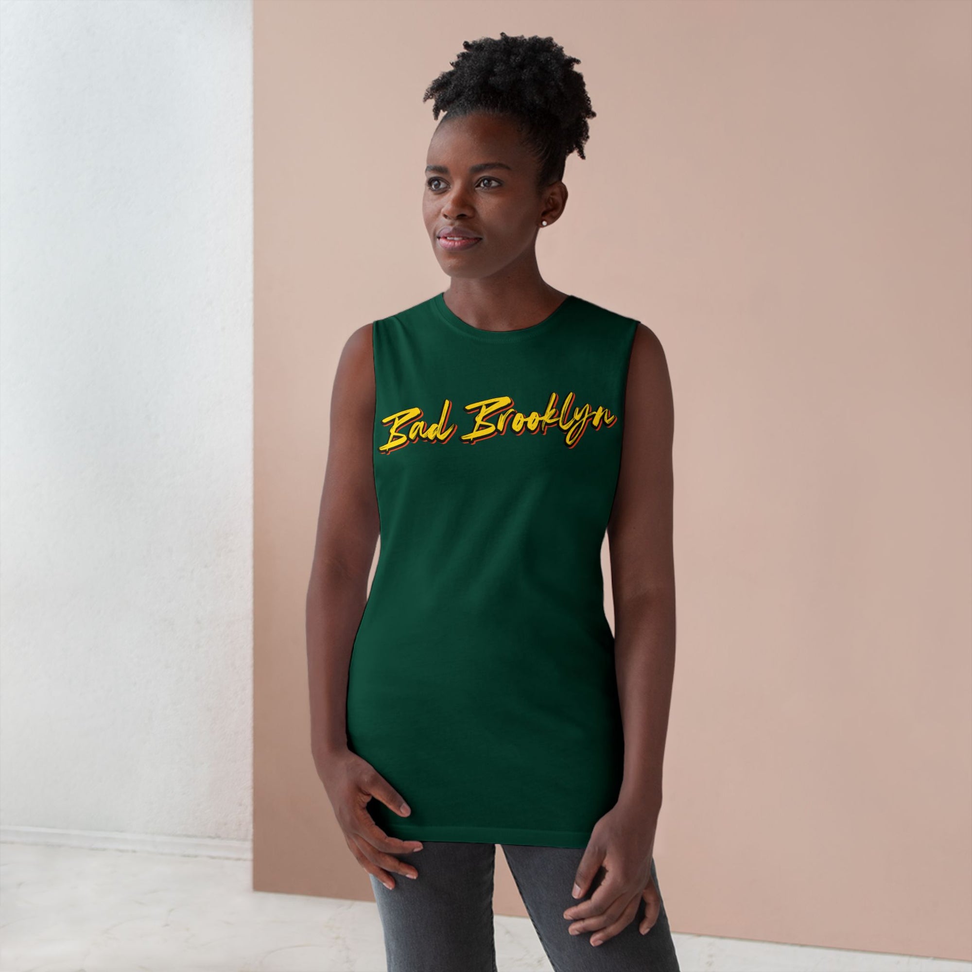 BadBrooklyn Gold Classic Logo Tank