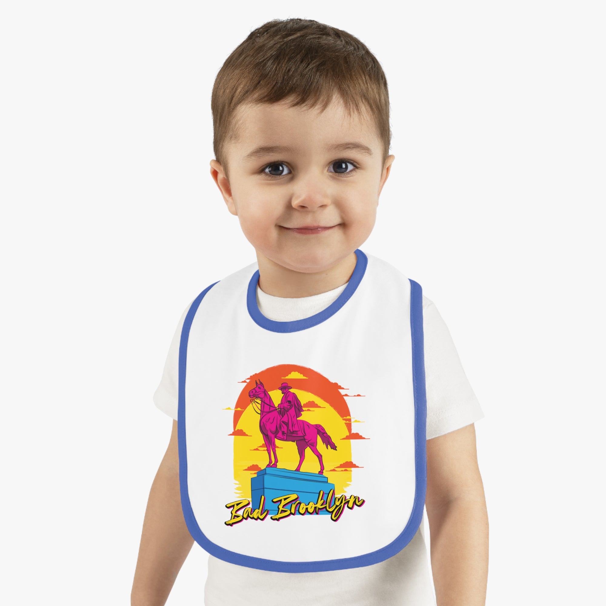 BadBrooklyn Western Cowboy Baby Bib