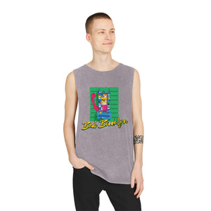 BadBrooklyn Retro Payphone Stonewash Tank