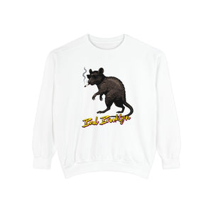 BadBrooklyn Street Rat Smoking Premium Sweatshirt